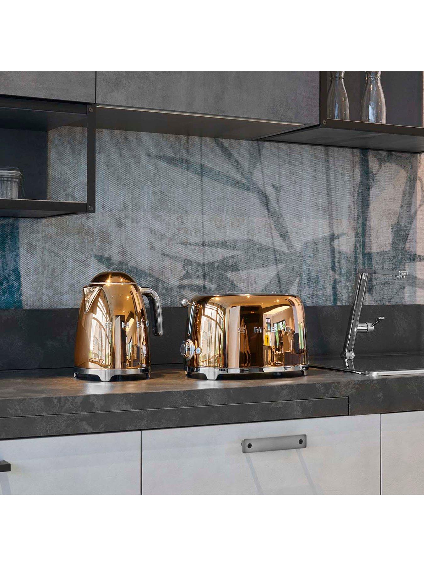 Slice Toaster Set Copper Smeg Toaster Smeg EEJB269 Kettle Slice