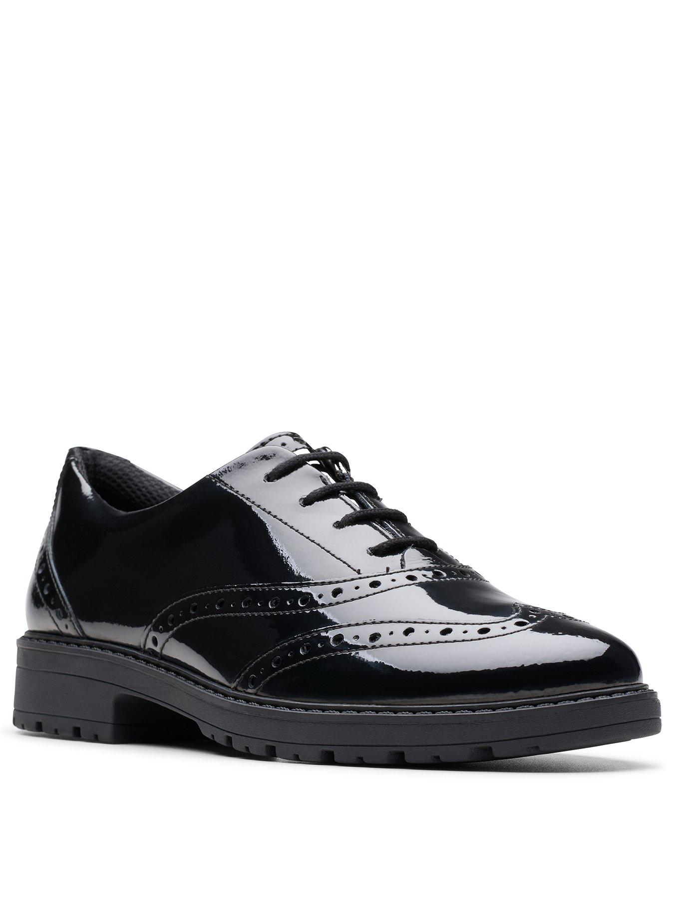  image of clarks-loxham-broguenbsp--black