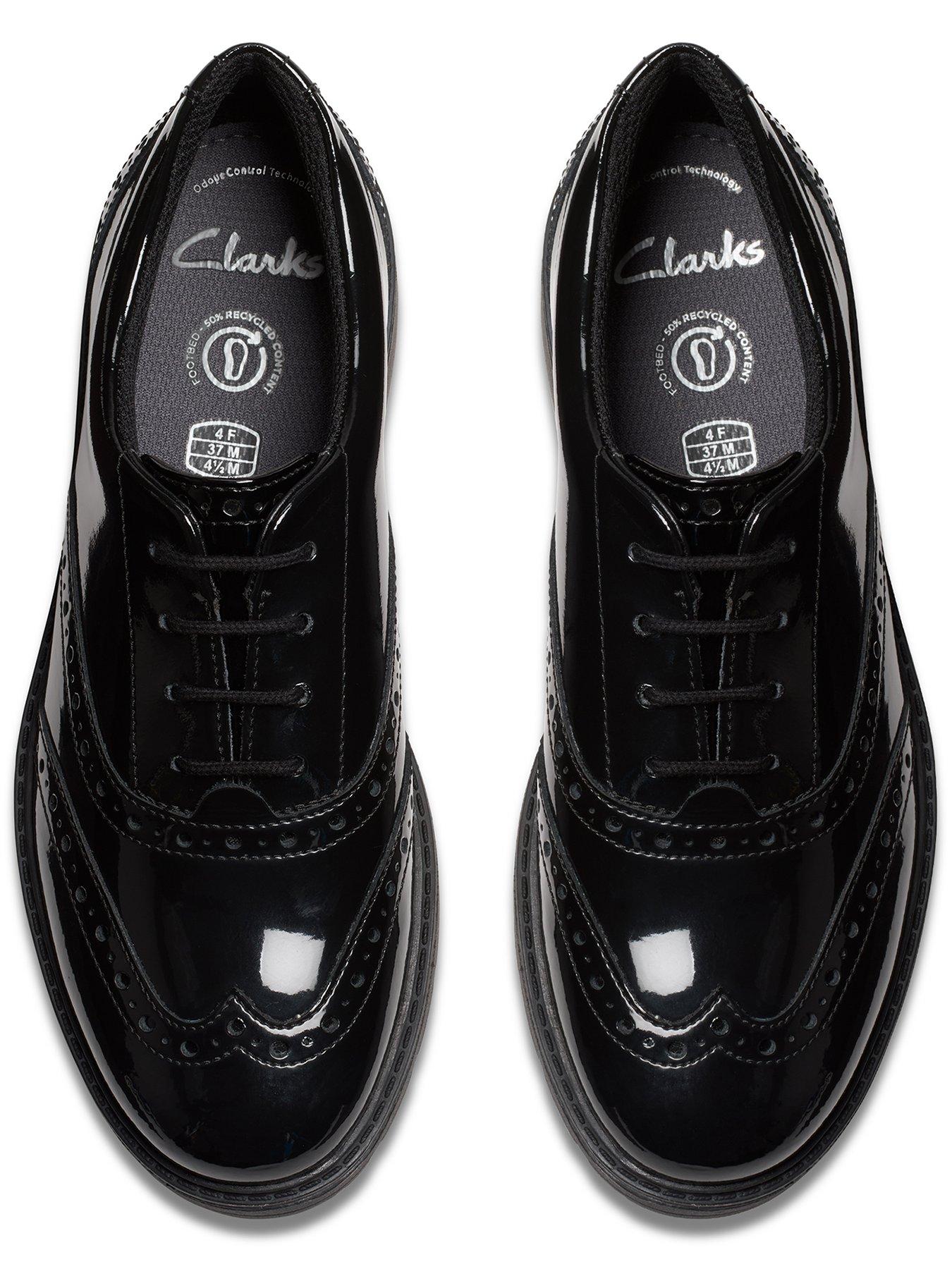  image of clarks-loxham-broguenbsp--black