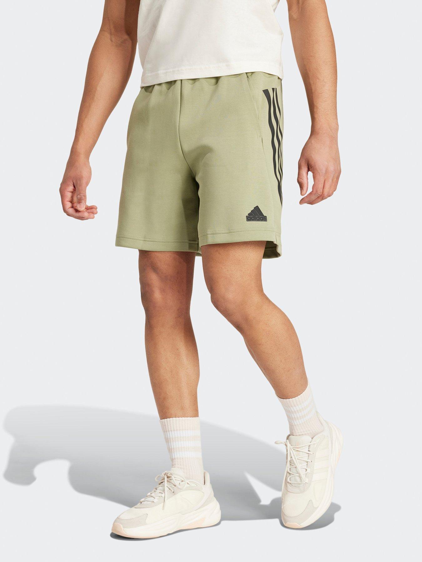 adidas-sportswear-mens-future-icons-3-stripes-shorts-green