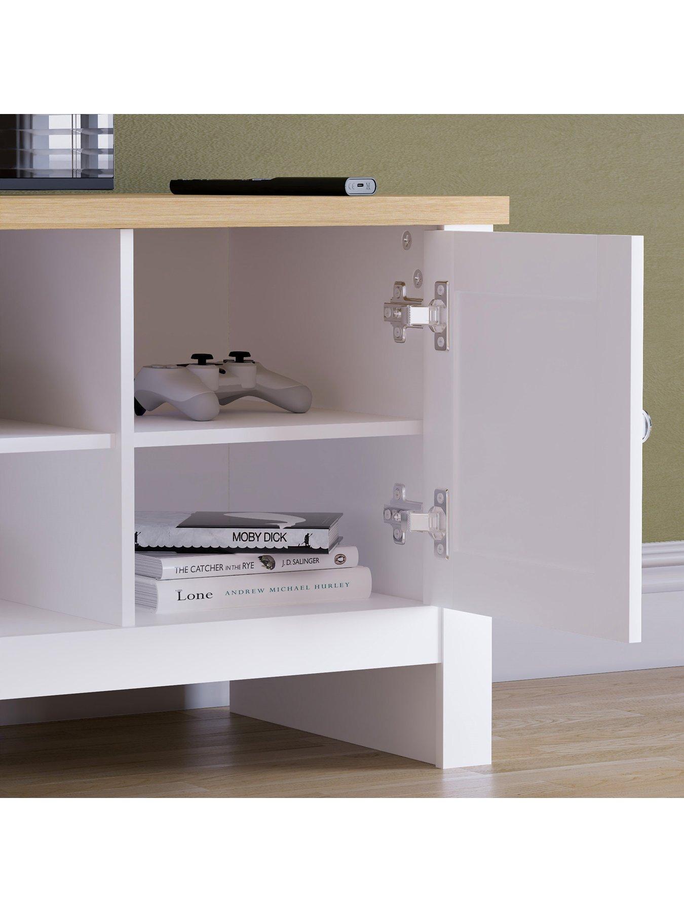  image of vida-designs-arlington-2-door-tv-unit-fits-up-to-60