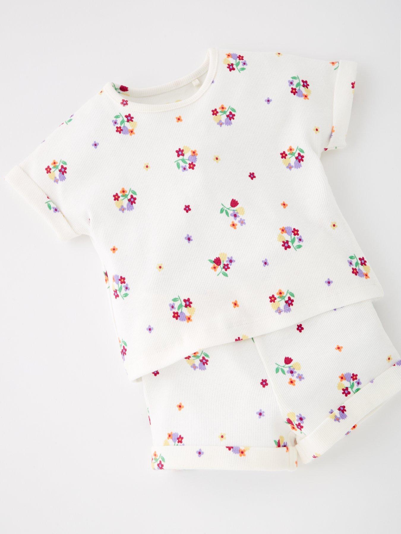  image of mini-v-by-very-baby-rib-top-and-short-set-white