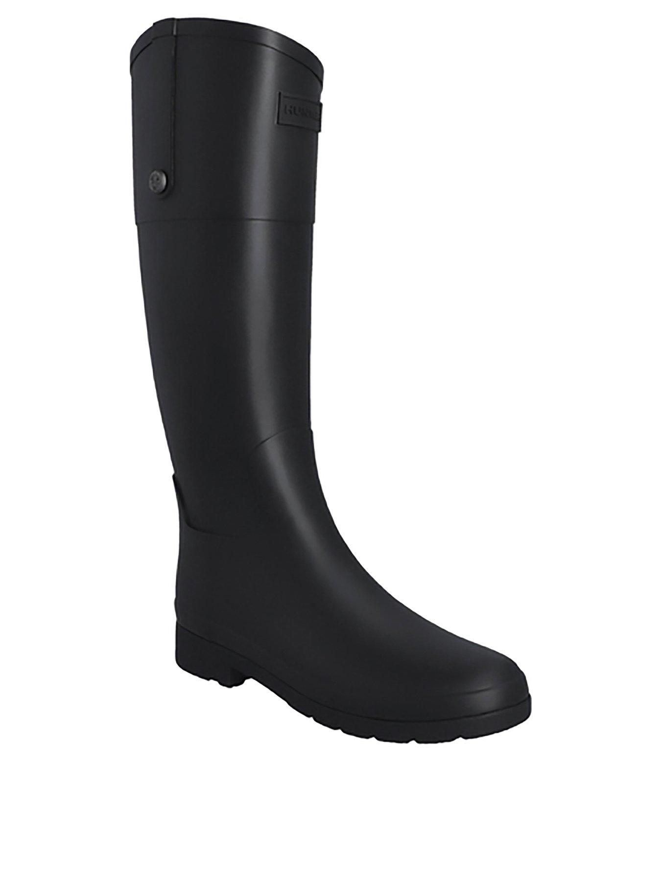 image of hunter-womens-refined-riding-boots-black