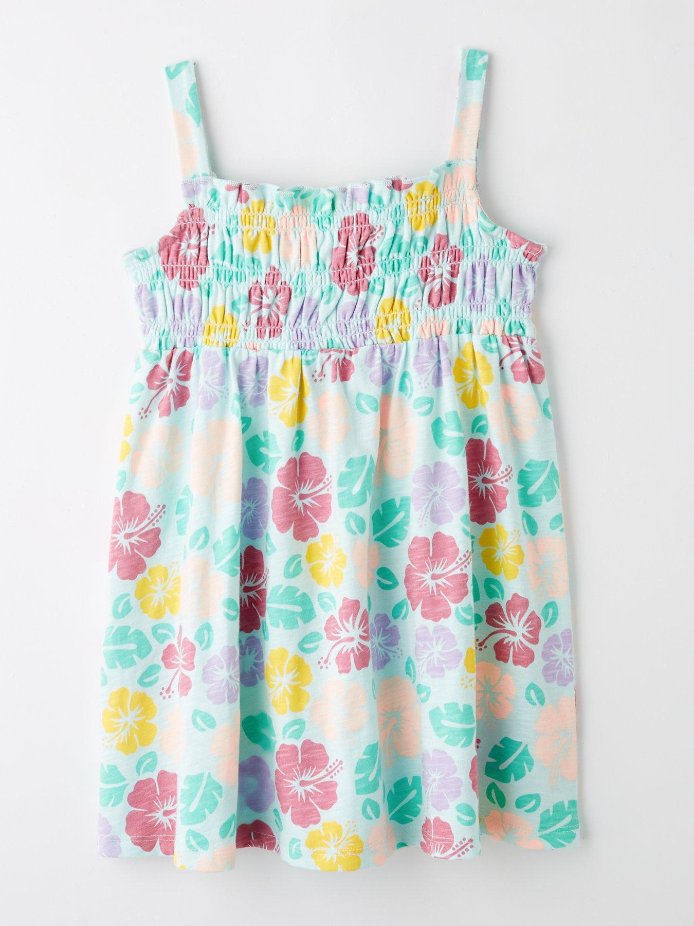 back image of mini-v-by-very-girls-2-pack-shirred-dresses-multi