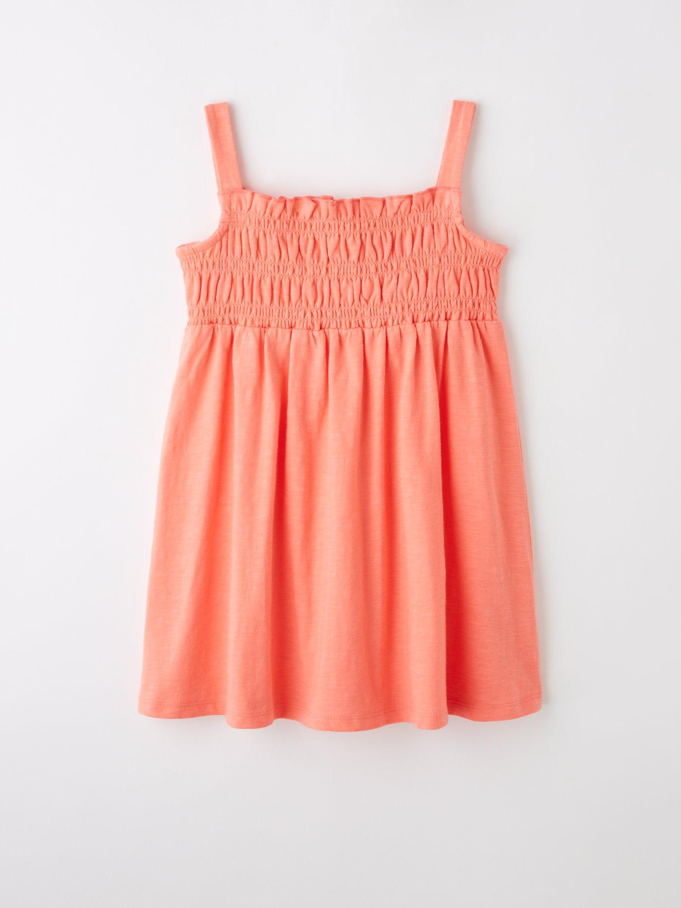  image of mini-v-by-very-girls-2-pack-shirred-dresses-multi