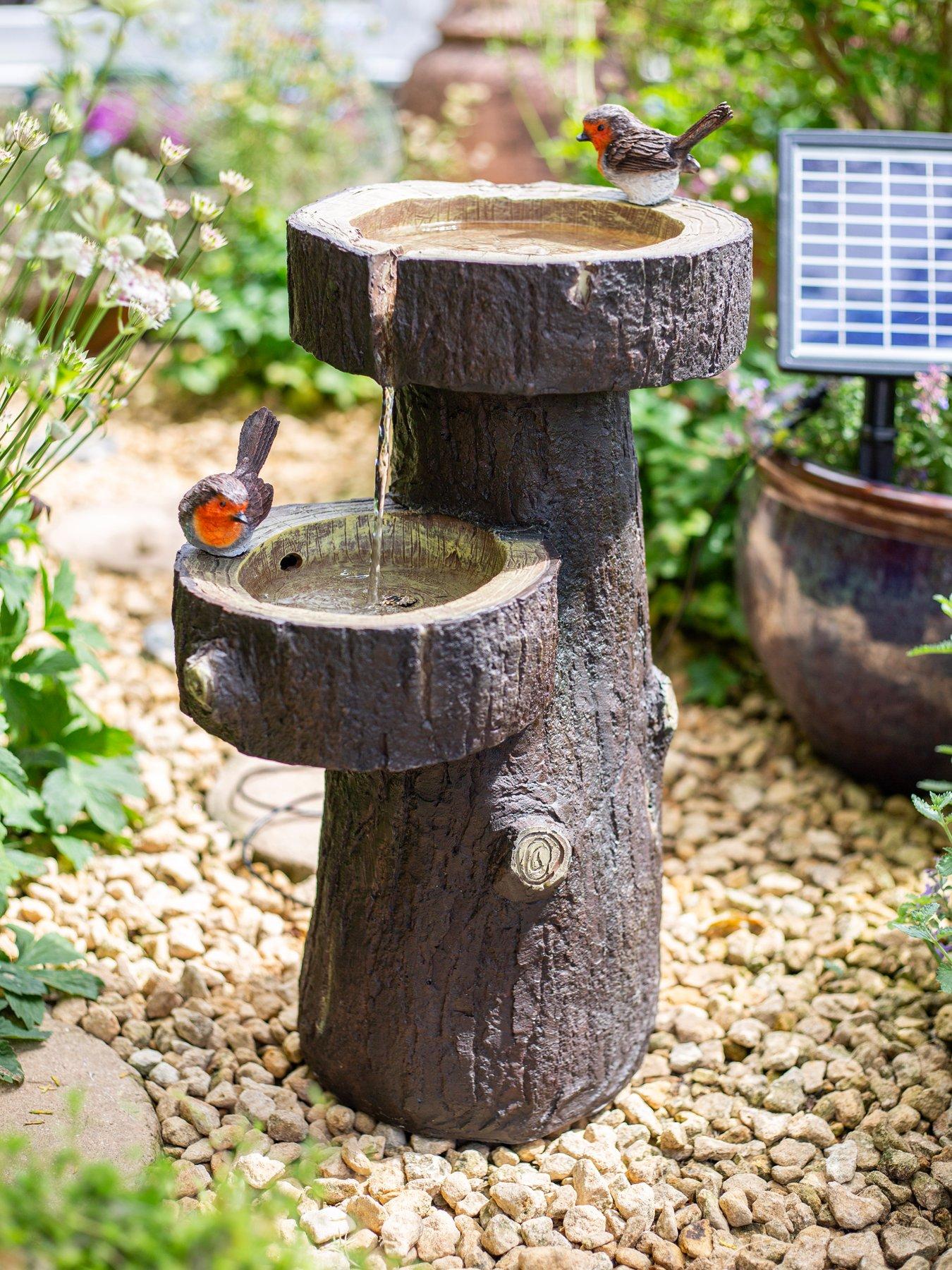 Image 3 of 7 of La Hacienda Robin Springs Bird Bath,&nbsp;Including LED