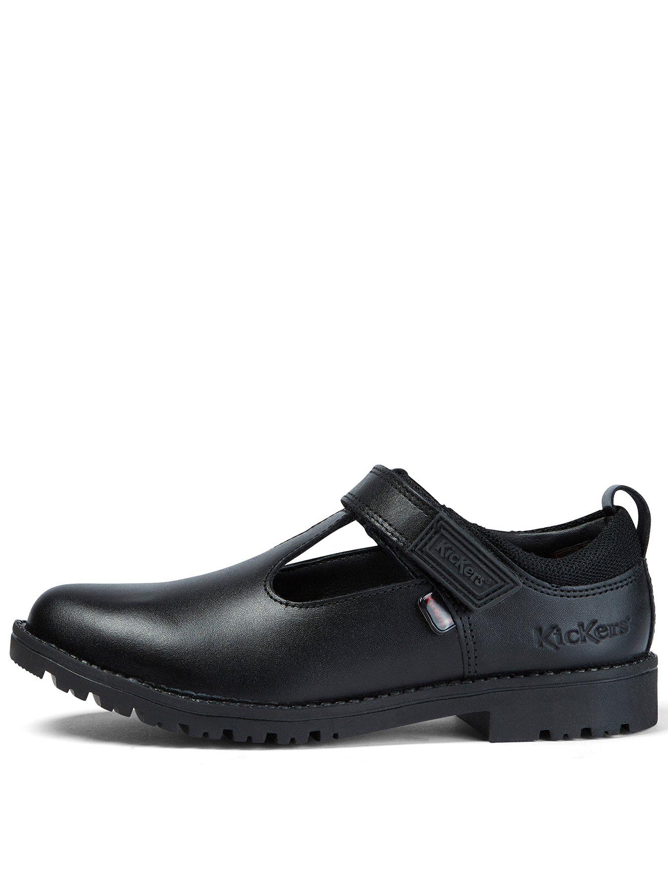undefined Lachly T Bar Leather Junior - Black