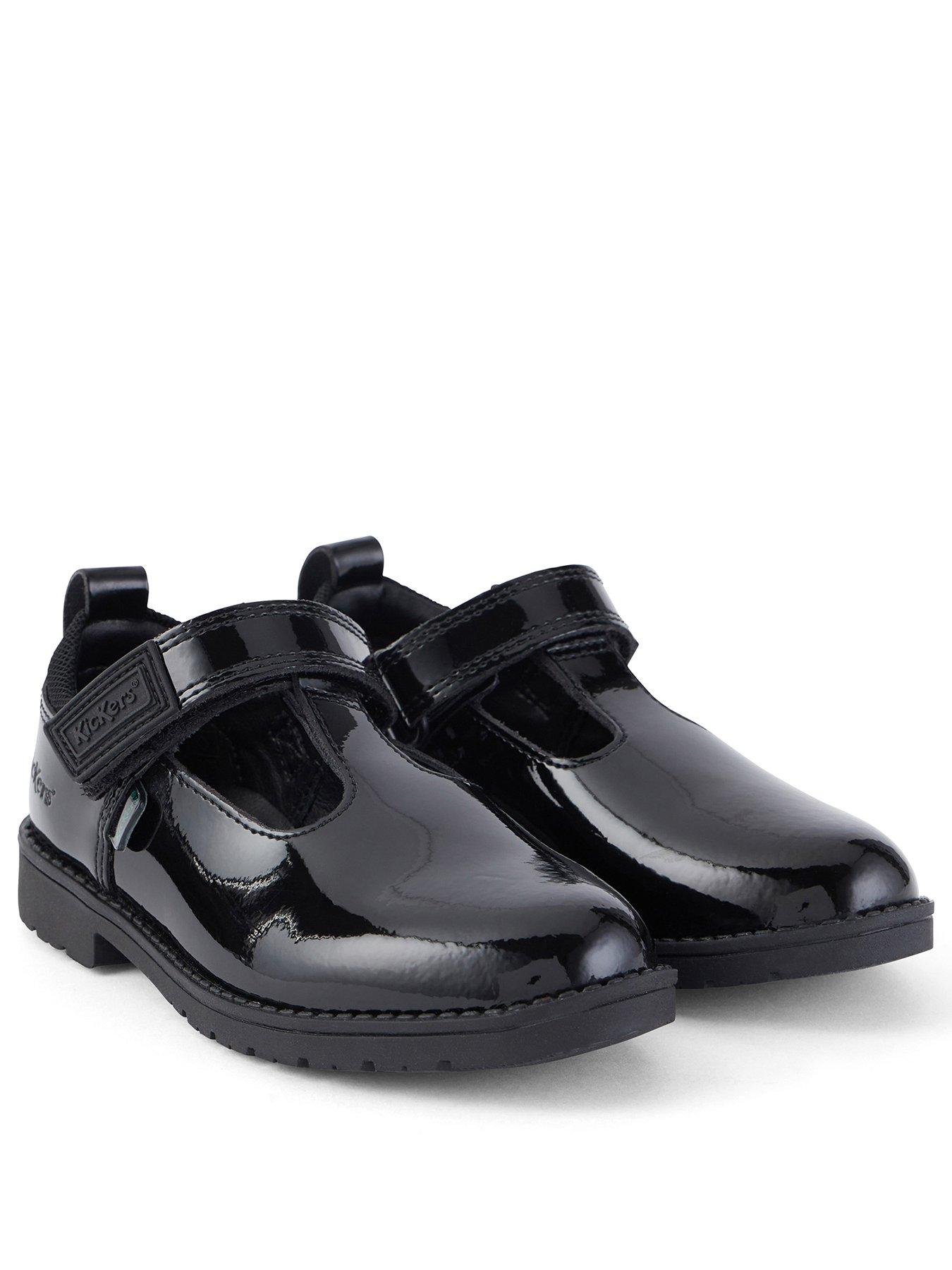 Image 2 of 7 of Kickers Lachly T Bar Patent Leather Infant &nbsp;- Black