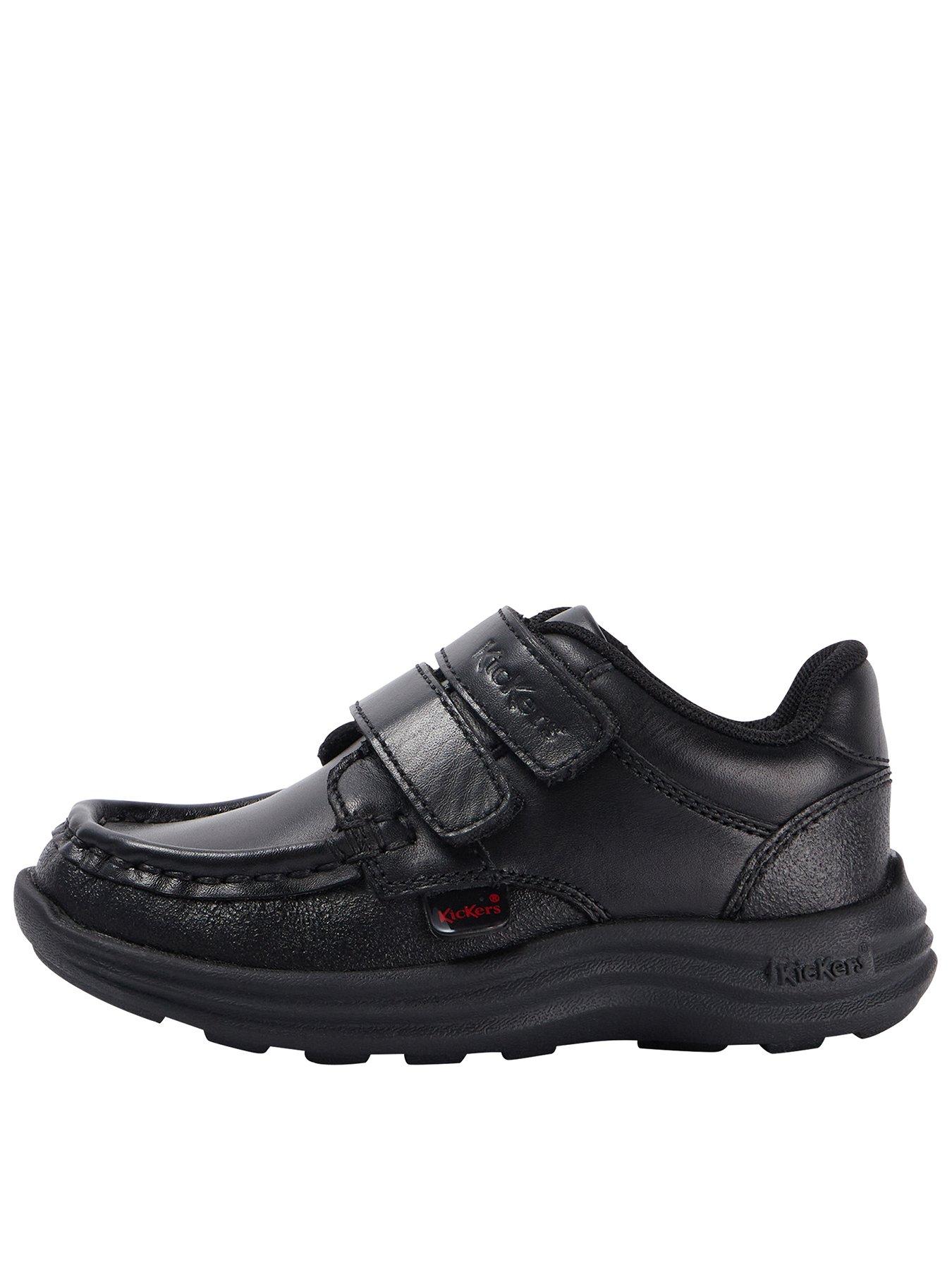 Kickers Reasan Twin Vel Leather Infant - Black