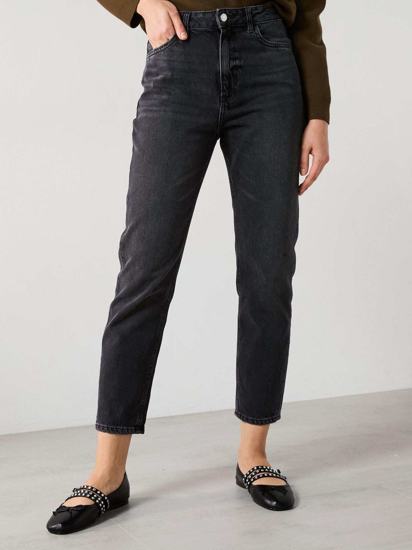  image of mango-mom-jeans-black