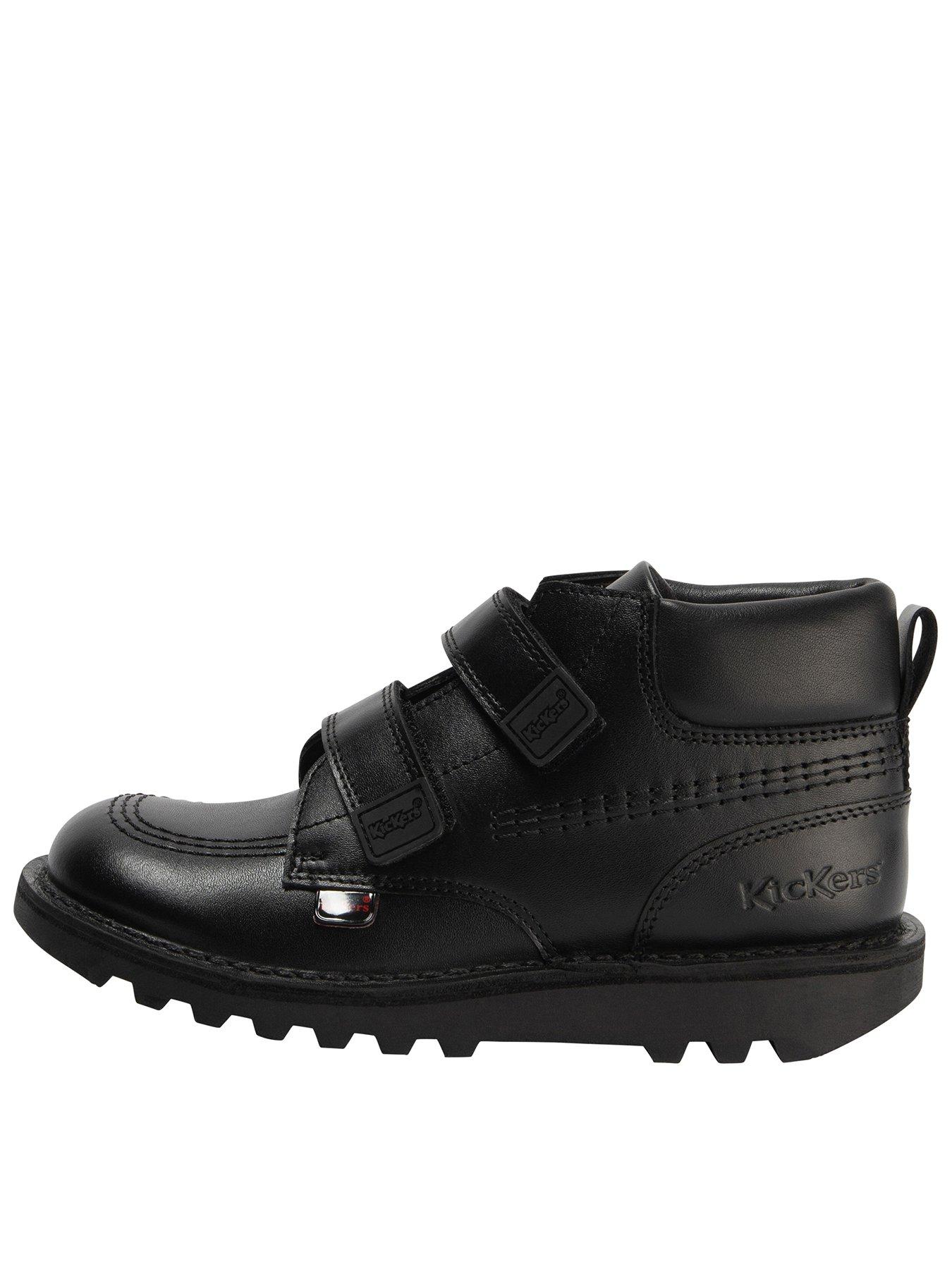 kickers-kick-hi-roll-leather-junior-black