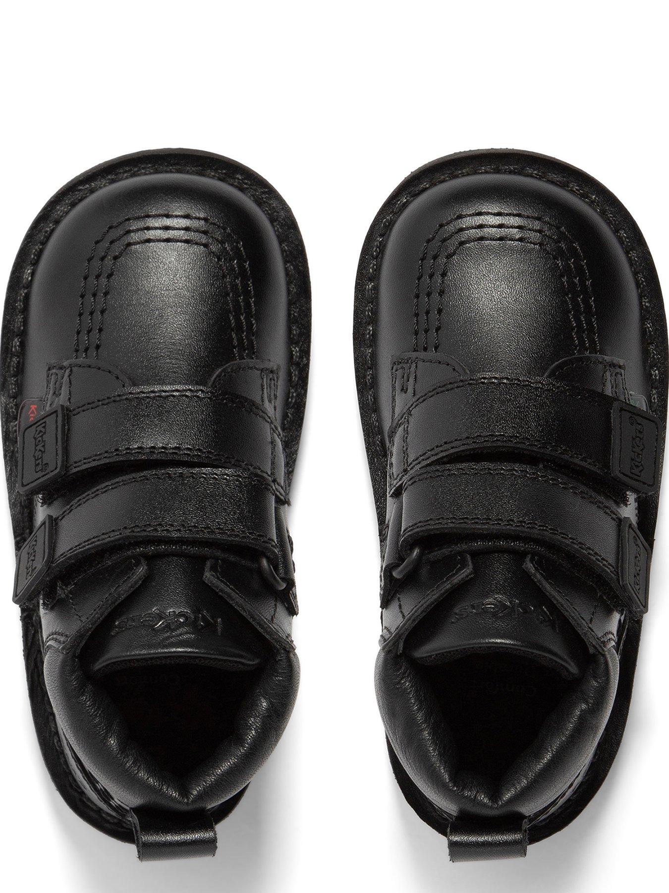 Image 4 of 7 of Kickers Infant&nbsp;Kick Hi Roll Leather Shoes - Black