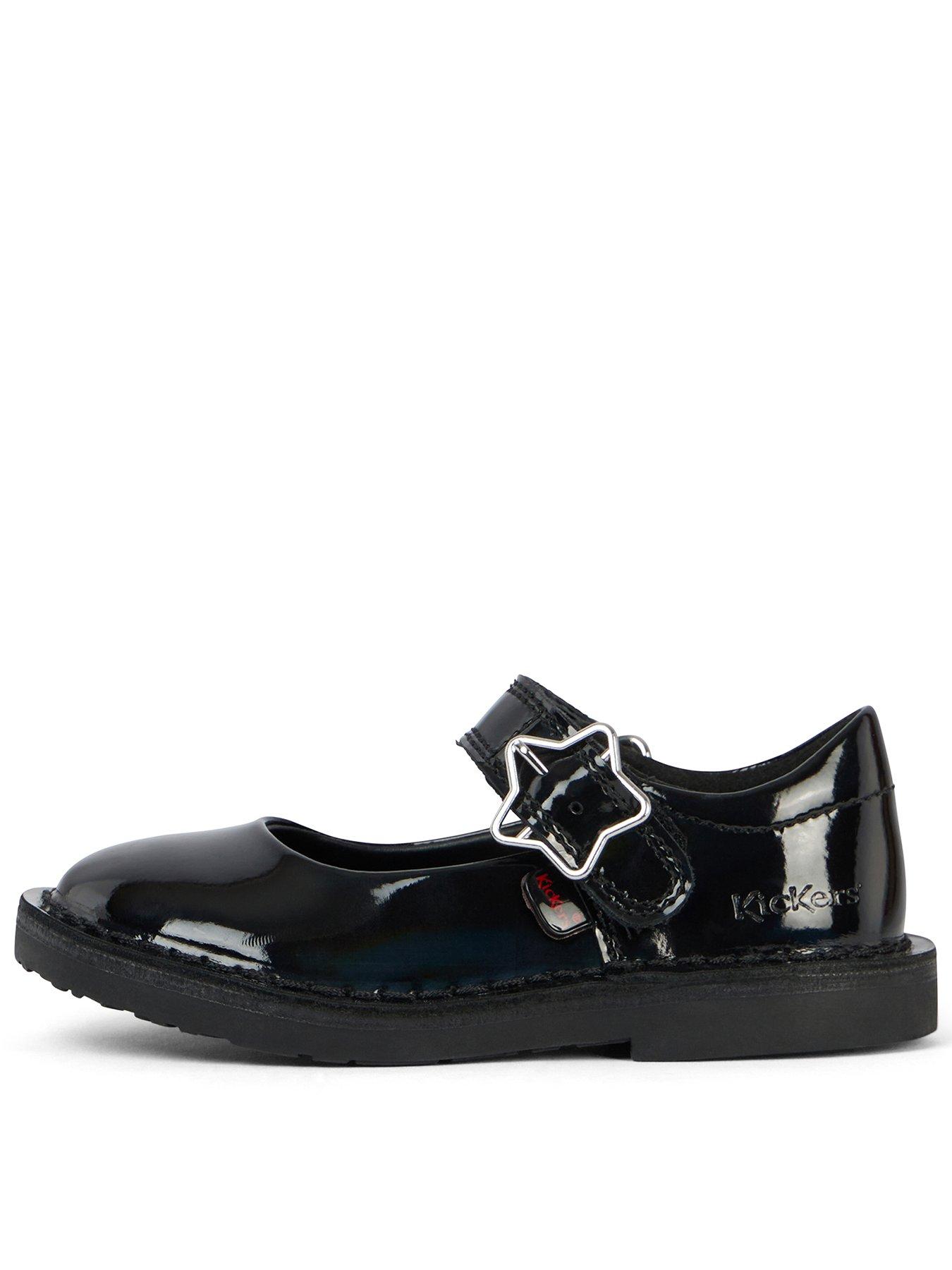 undefined Adlar MJ Stardust Patent Leather Infant Shoe - Black