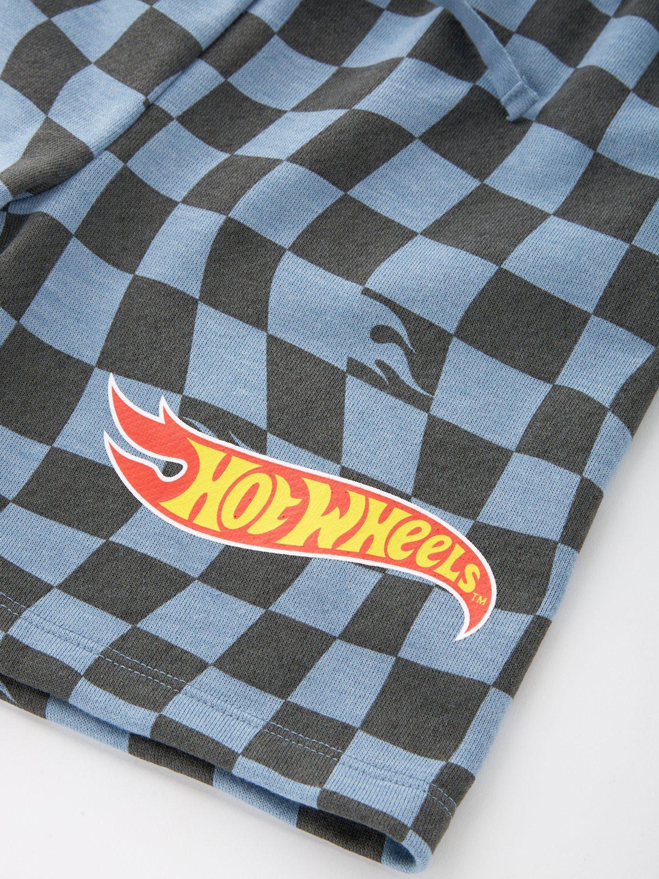  image of hot-wheels-2-piece-t-shirt-and-short-set-blue
