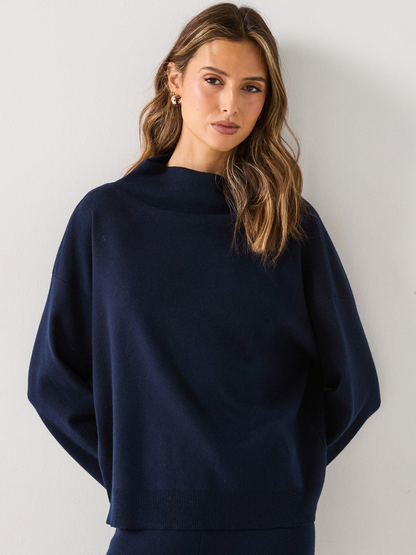 mango-slouch-jumper-navy