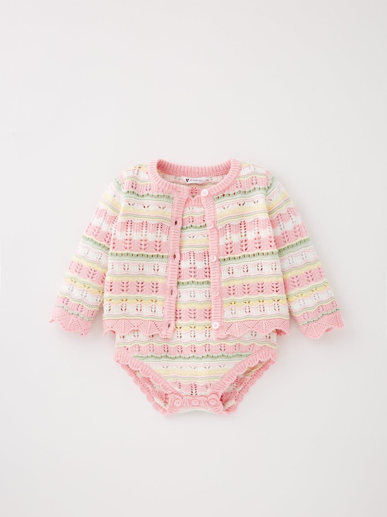 image of mini-v-by-very-knitted-baby-girls-outfit-set-multi