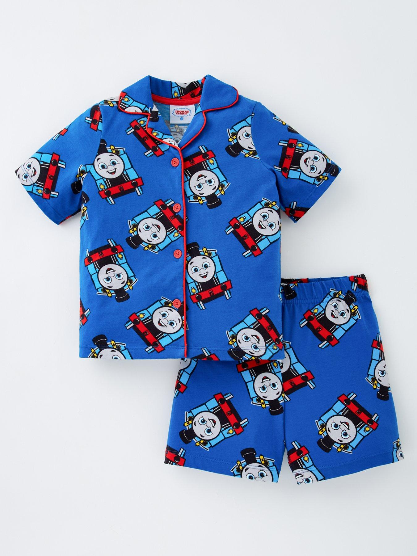 Thomas & Friends Thomas The Tank Printed Button Through Pyjamas - Blue