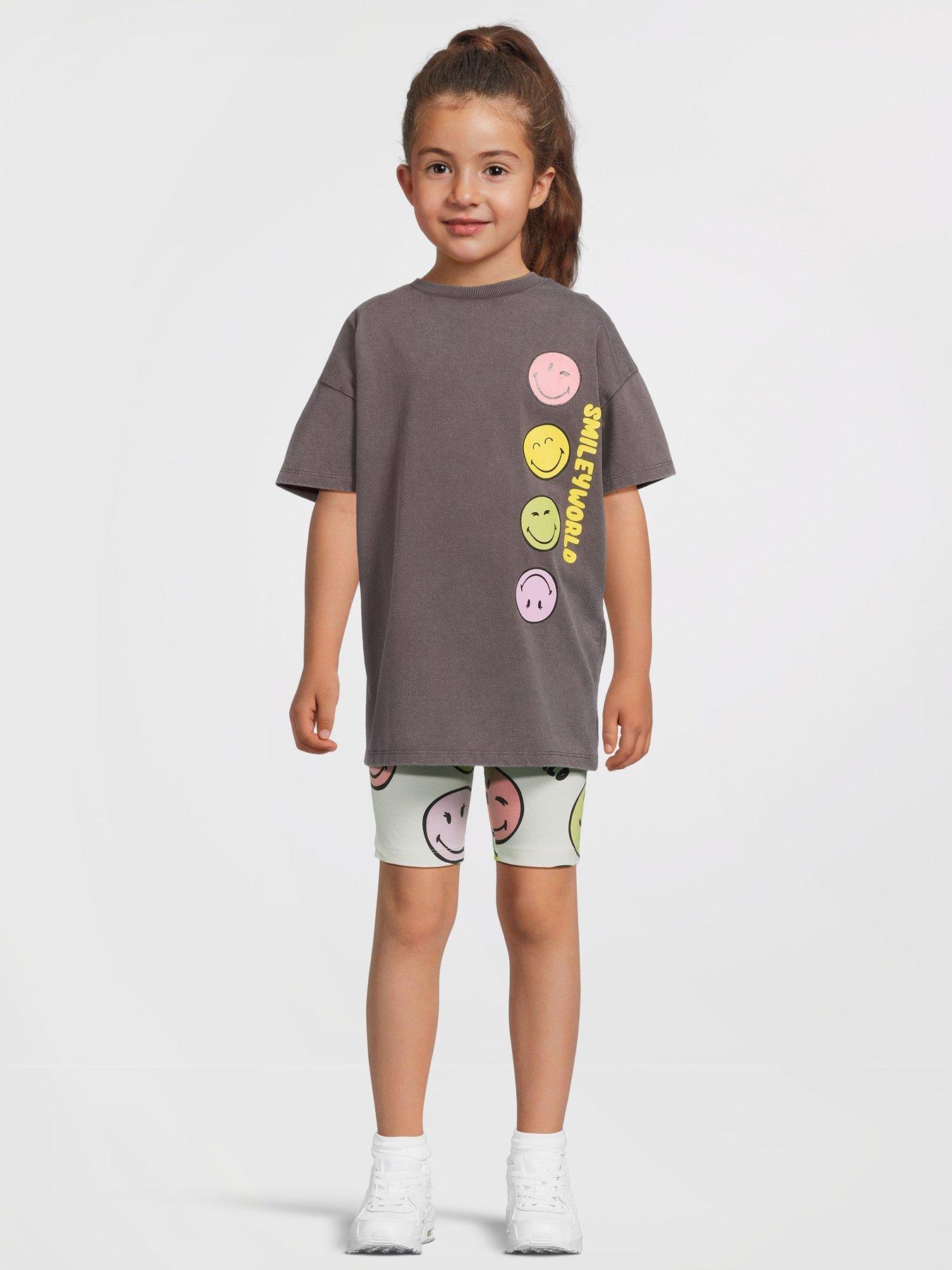 the-smiley-company-acid-wash-t-shirt-and-cycling-short-set-multi