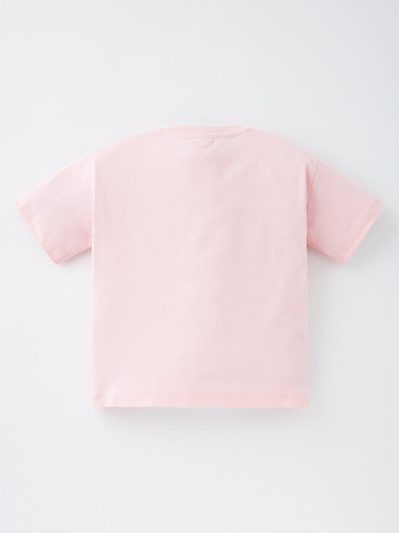 back image of disney-princess-oversized-t-shirt-pink