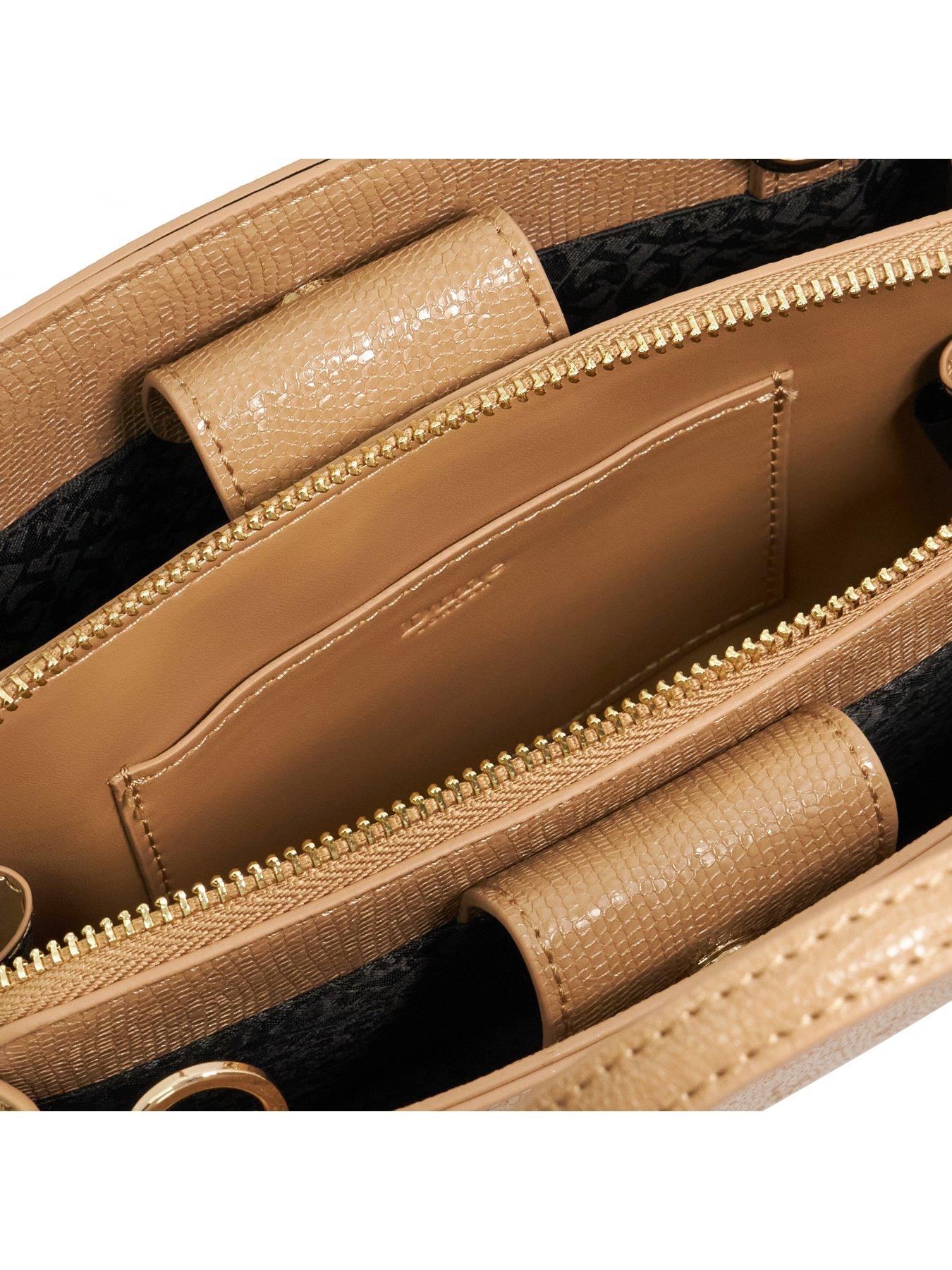  image of dune-london-dinkydenbeigh-small-tote-bag-camel