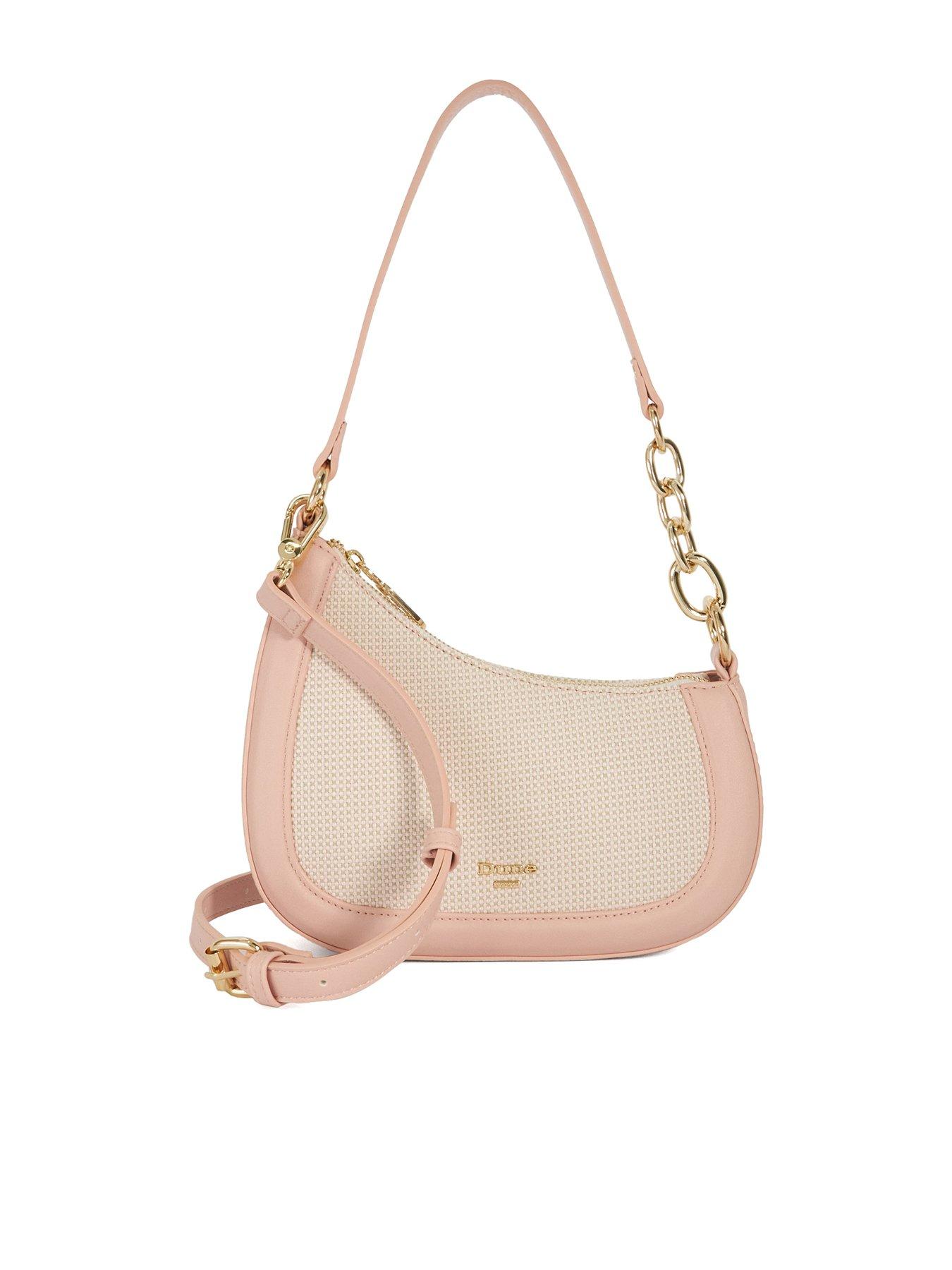 dune-london-direction-asymmetric-chain-detail-shoulder-bag-blush