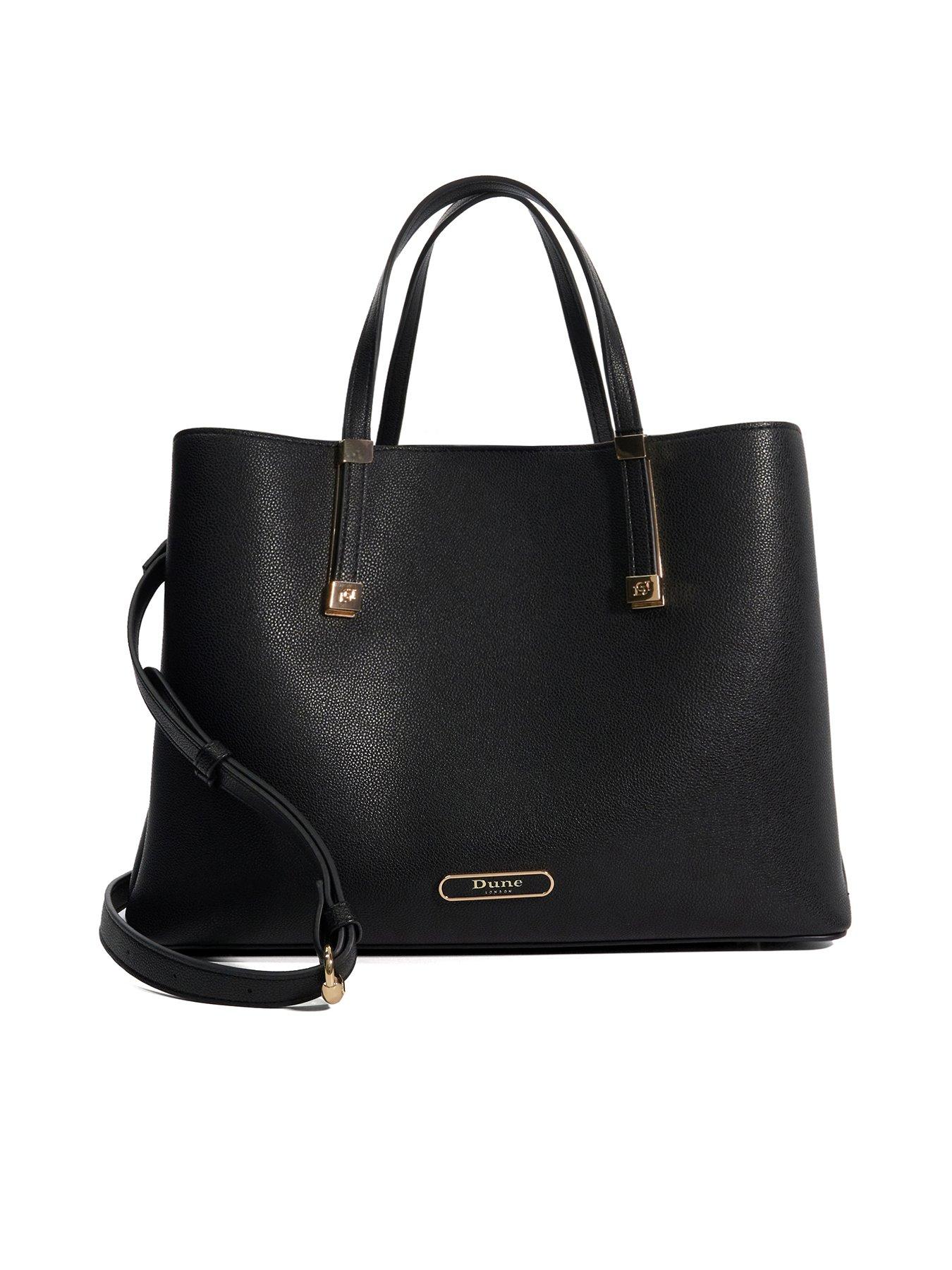 dune-london-dorry-branded-hardware-tote-bag-black