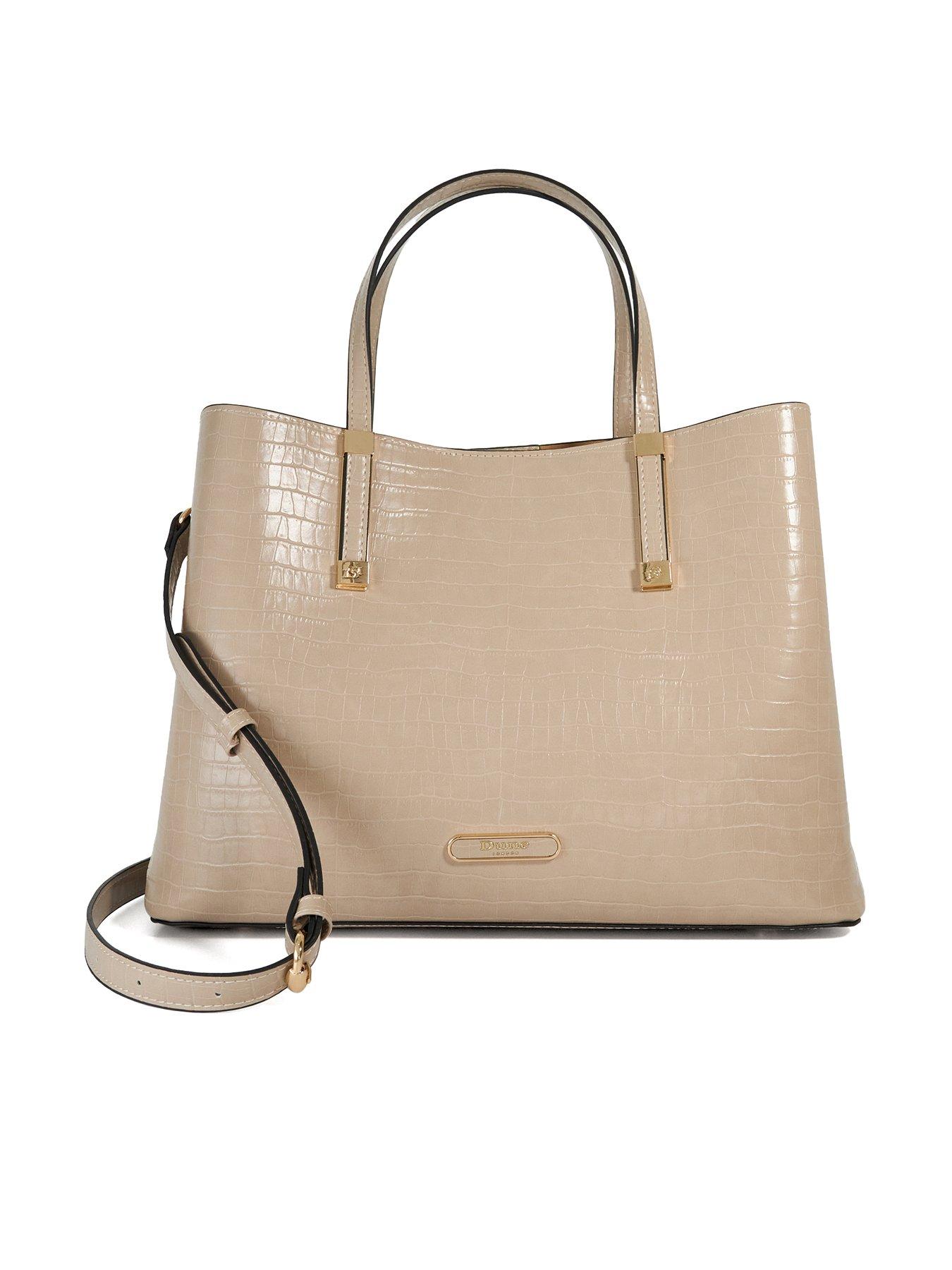 dune-london-dorry-branded-hardware-tote-bag-grey