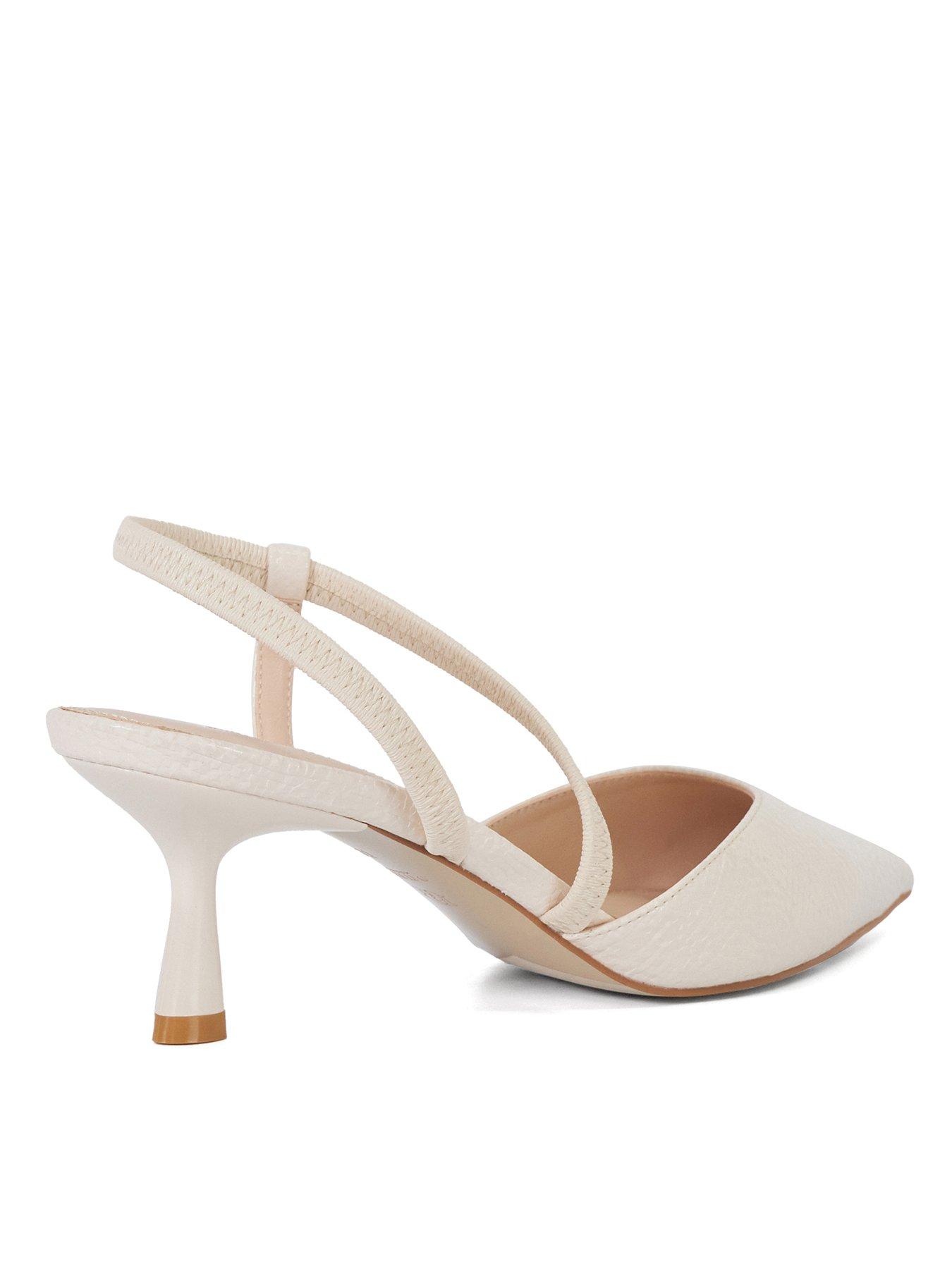  image of dune-london-citrus-textured-court-shoes-ecru