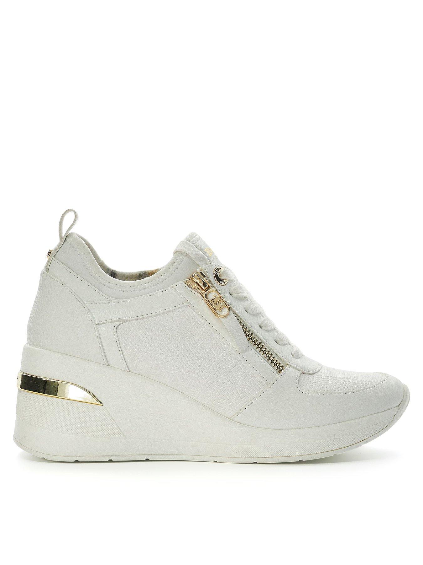 dune-london-eilin-wedge-trainers-white