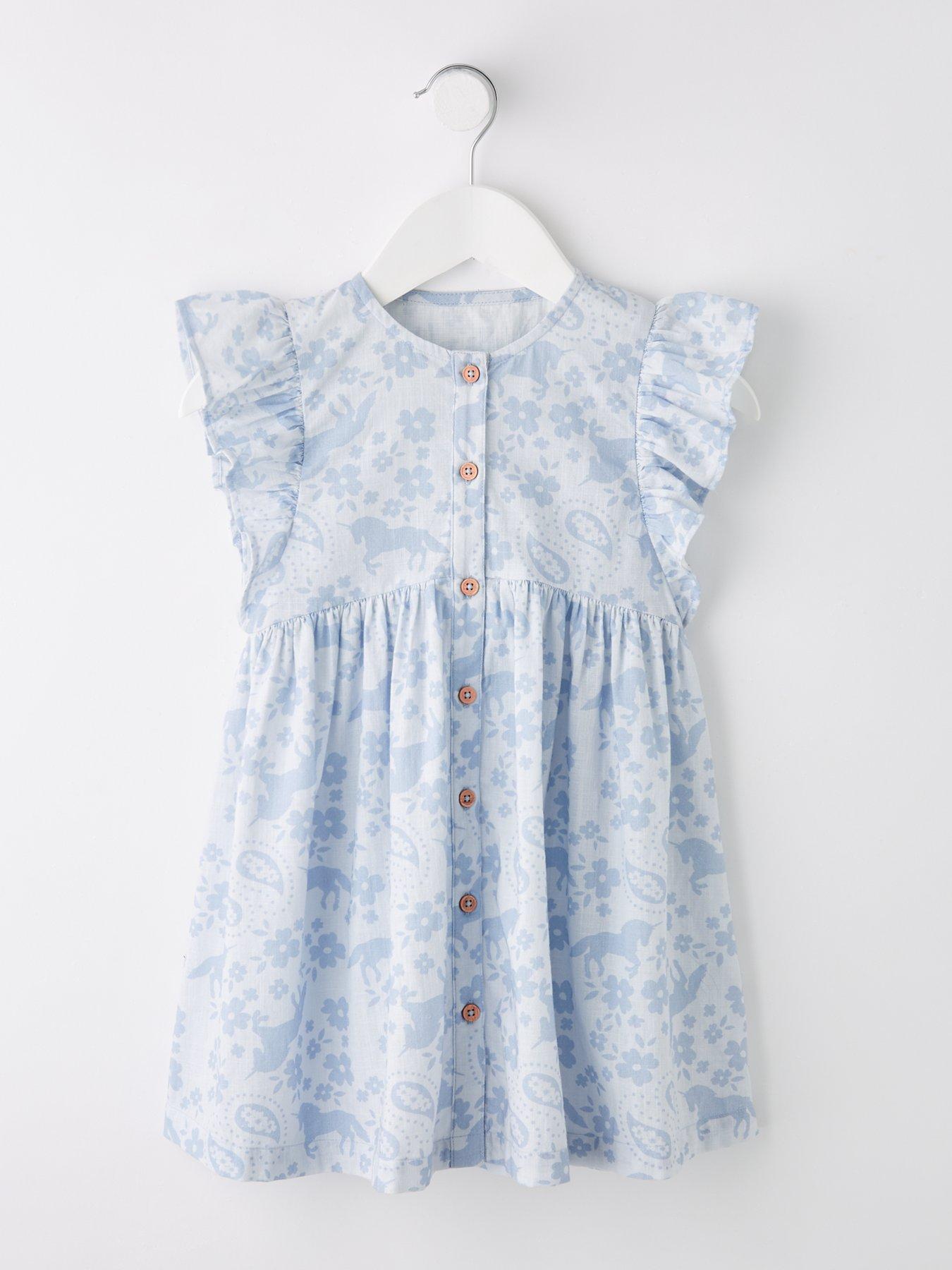 mini-v-by-very-girls-button-down-unicorn-printed-dress-blue