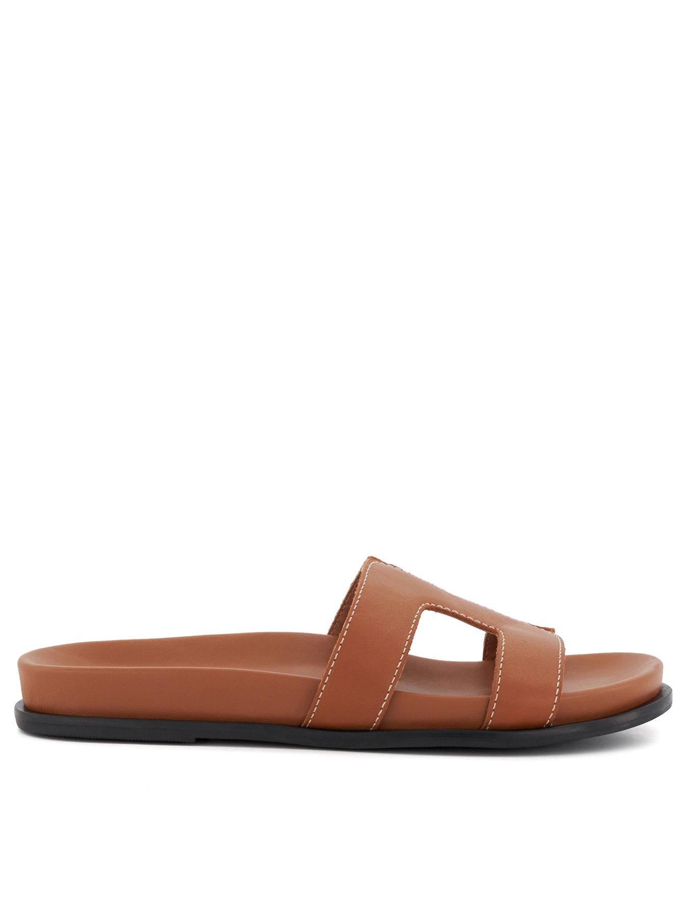 dune-london-loupa-comfort-footbed-flat-leather-sandals-tan
