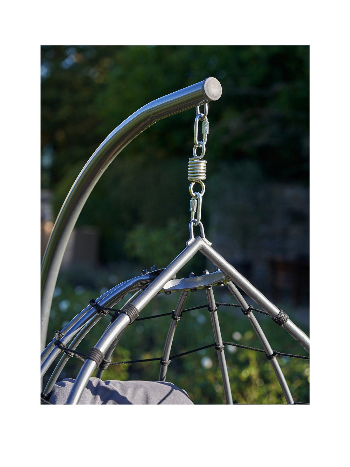 image of pacific-lifestyle-blake-hanging-chair-anthracite