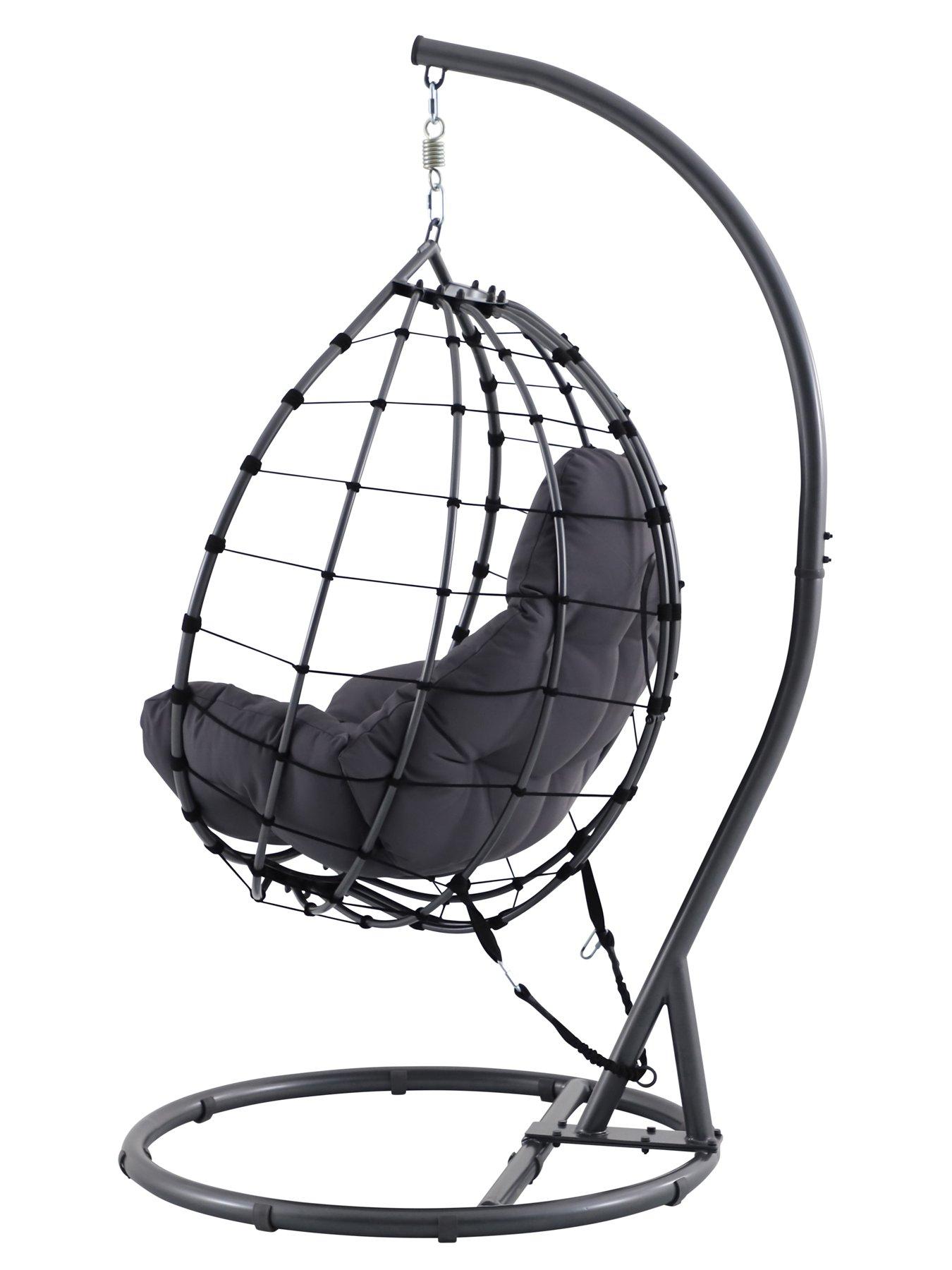  image of pacific-lifestyle-blake-hanging-chair-anthracite