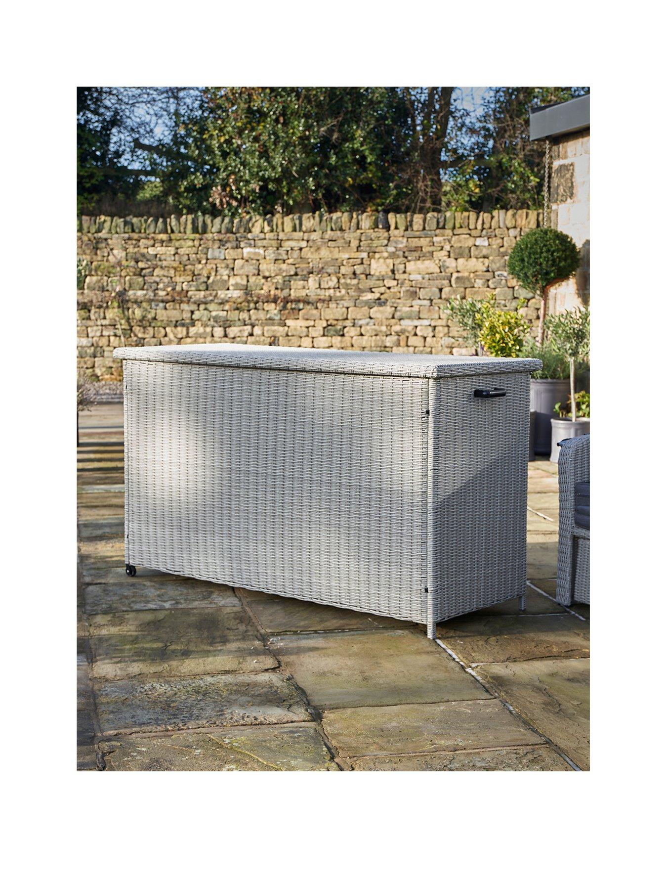 front image of pacific-lifestyle-stone-grey-large-cushion-box-kd