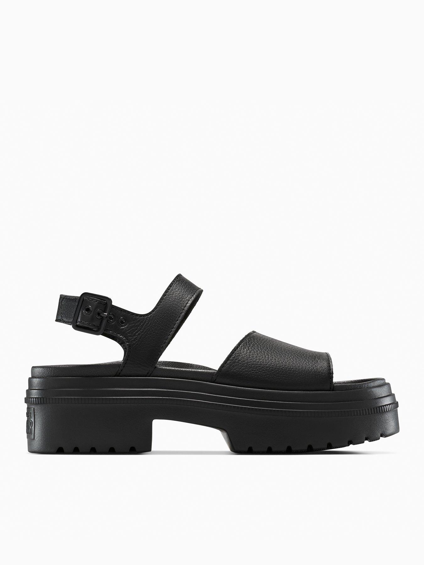 undefined Chuck Taylor All Star Lugged Heel Sandals - Black