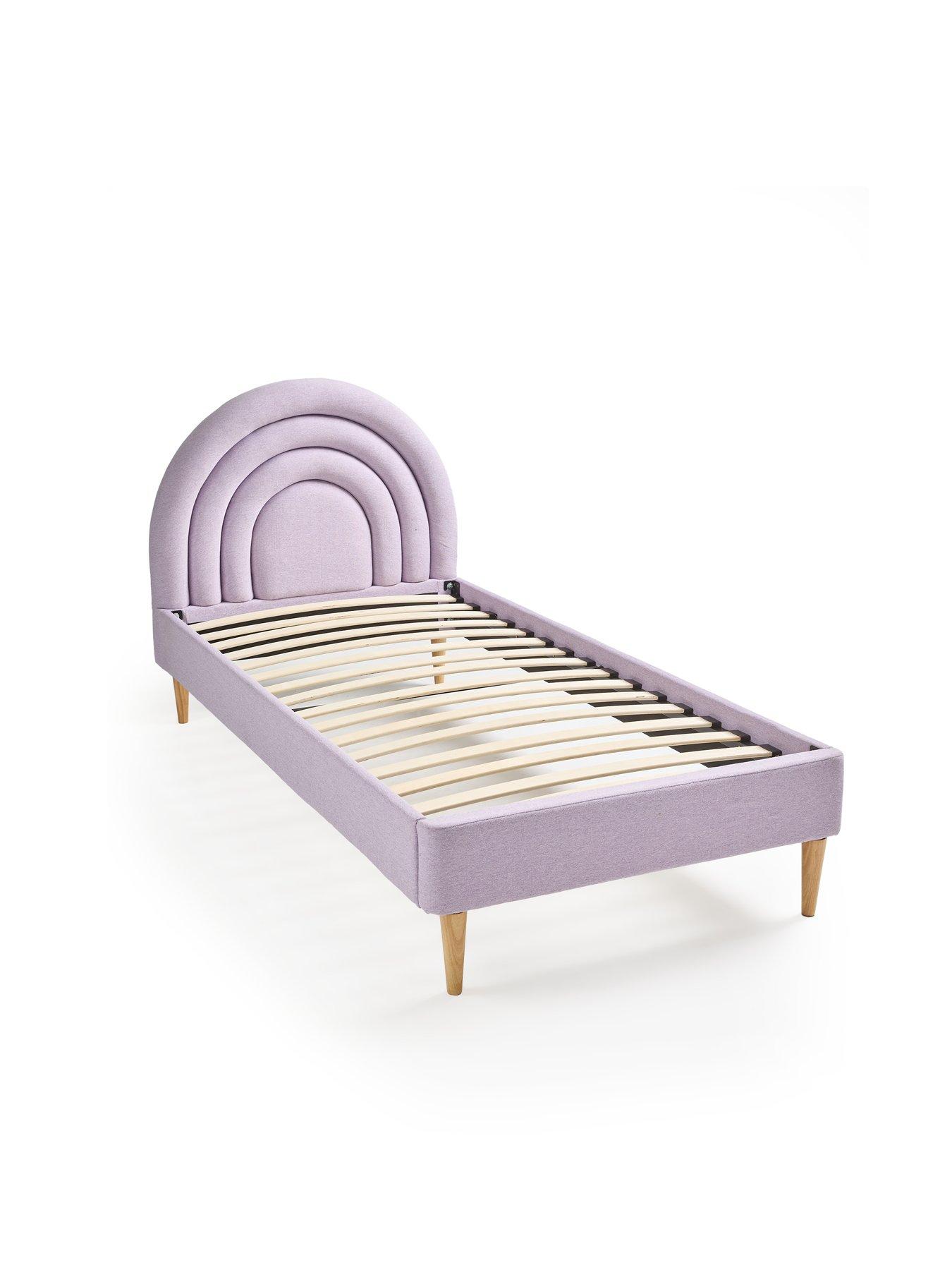 Image 3 of 6 of Very Home Rainbow Small Double Bed with Mattress Option (Buy &amp; SAVE!) - Lilac - FSC&reg; Certified<br />&nbsp;