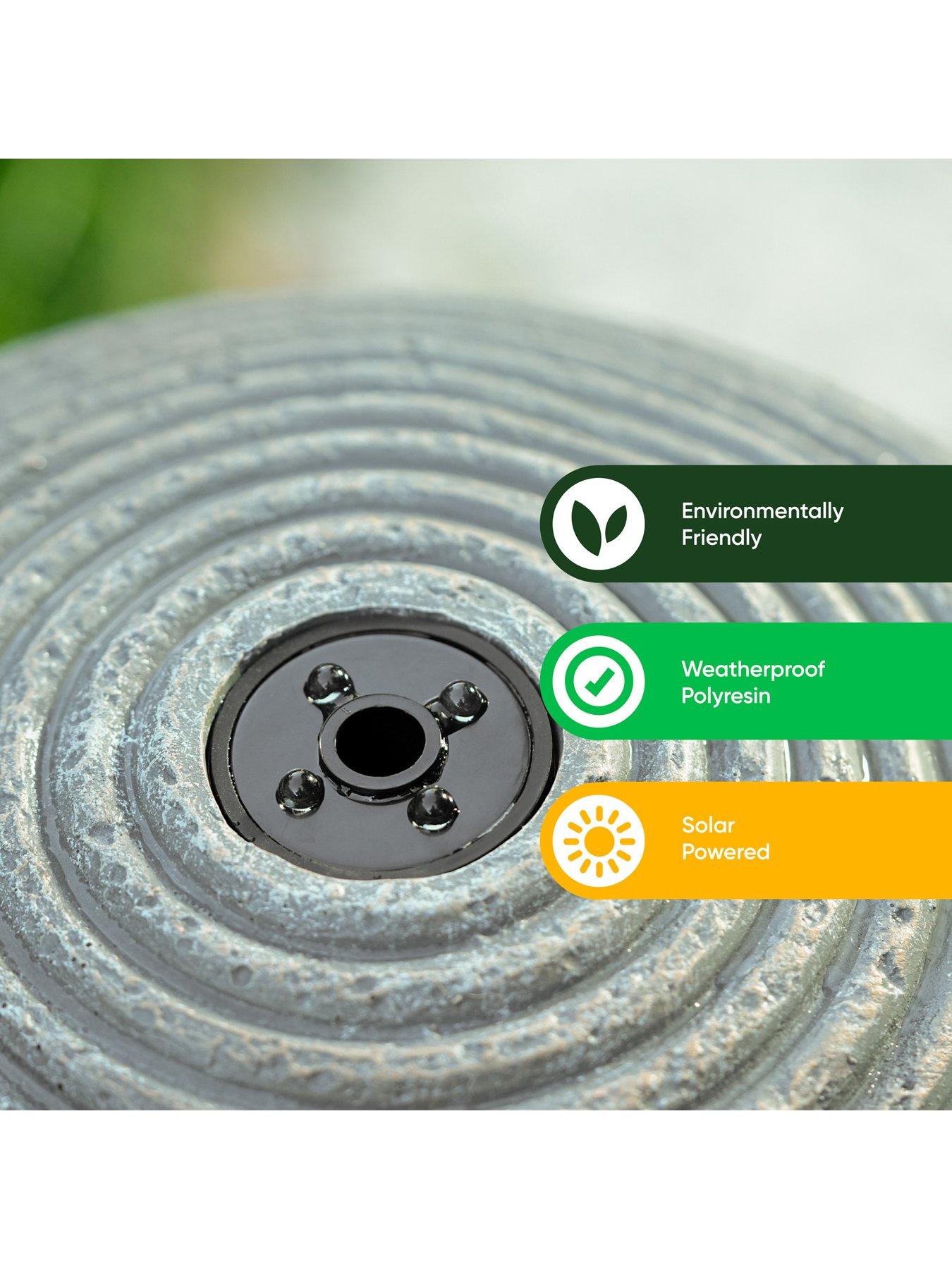  image of streetwize-solar-ball-water-feature-with-battery-back-up