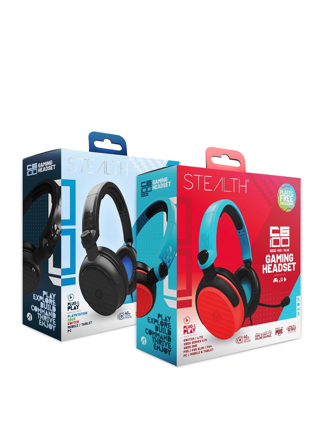 Image 2 of 7 of Stealth C6100 Bundle Black Blue + Blue Red