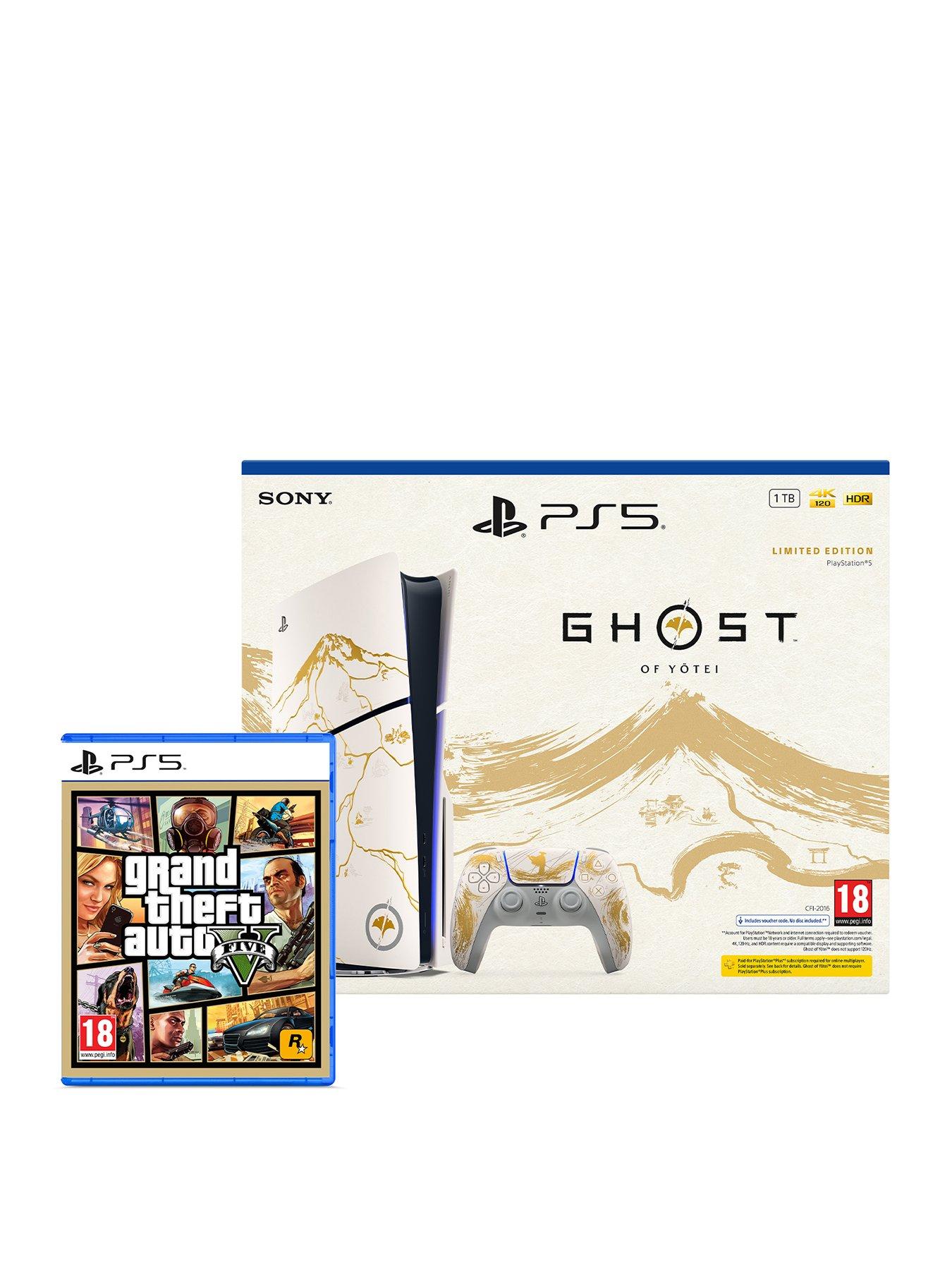 undefined Disc Console – Ghost of Yotei™ Gold Limited Edition Bundle  &  Grand Theft Auto V
