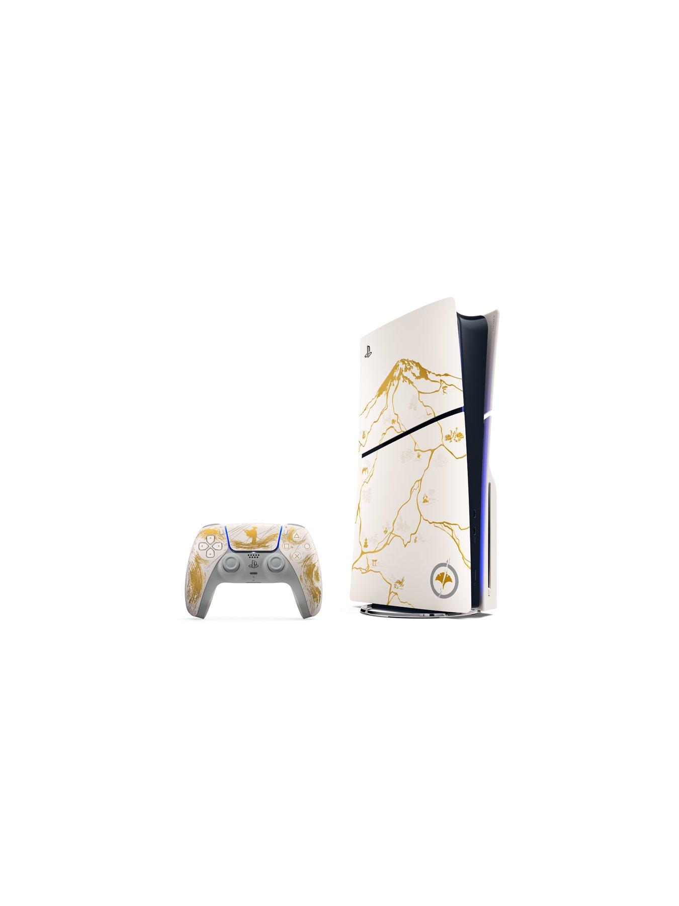 Image 2 of 8 of PlayStation 5 Disc&nbsp;Console &ndash; Ghost of Yotei&trade; Gold Limited Edition Bundle