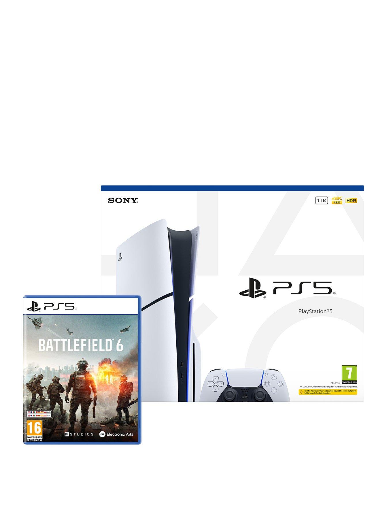 Image 1 of 8 of Playstation PlayStation&reg;5 Disc Console &ndash; 1TB &amp; Battlefield 6