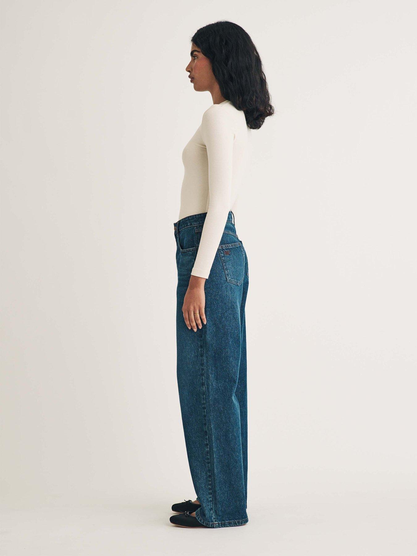 Image 3 of 4 of Nobodys Child Wide Leg Jean - Mid Wash