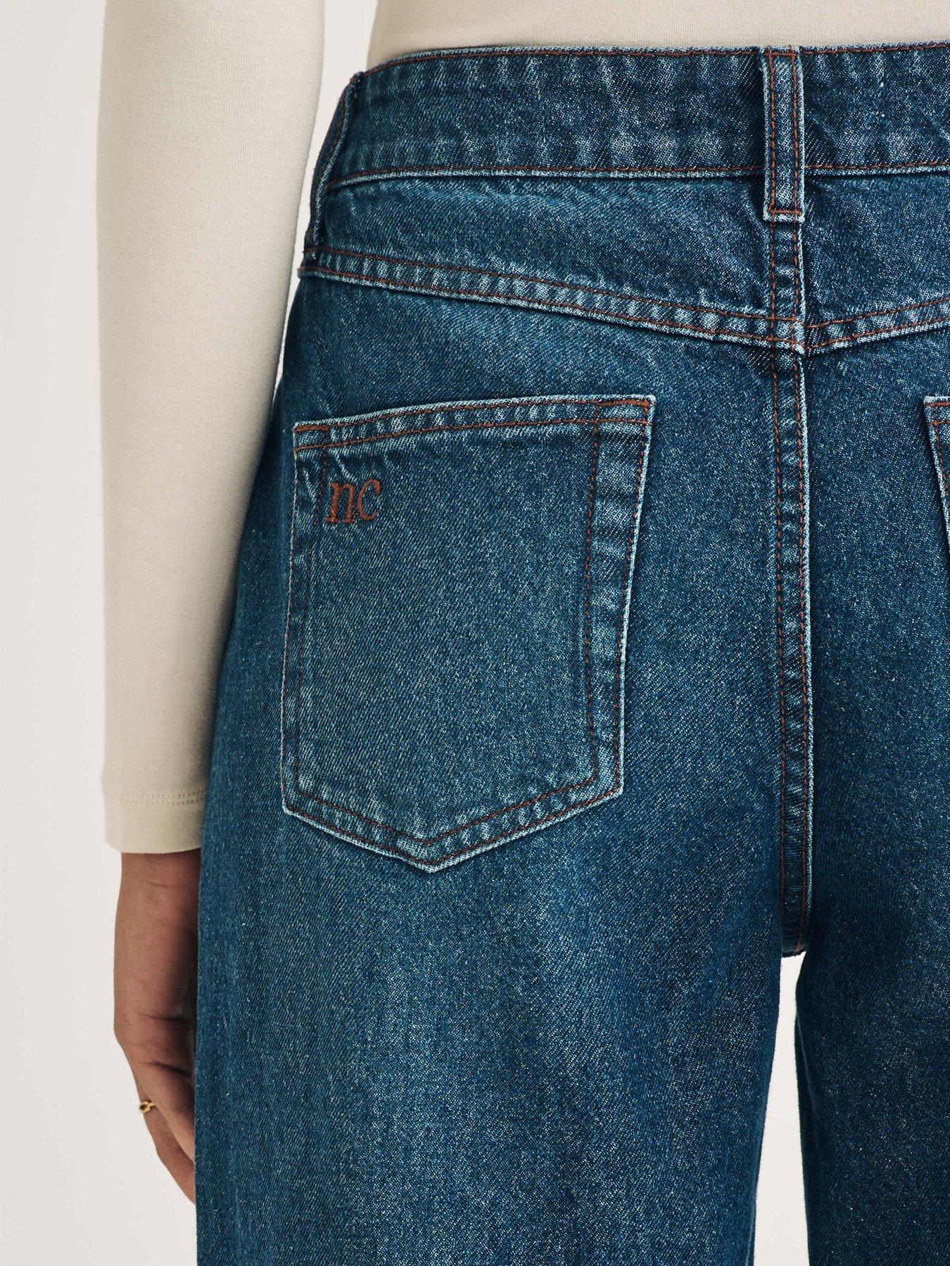 Image 4 of 4 of Nobodys Child Wide Leg Jean - Mid Wash