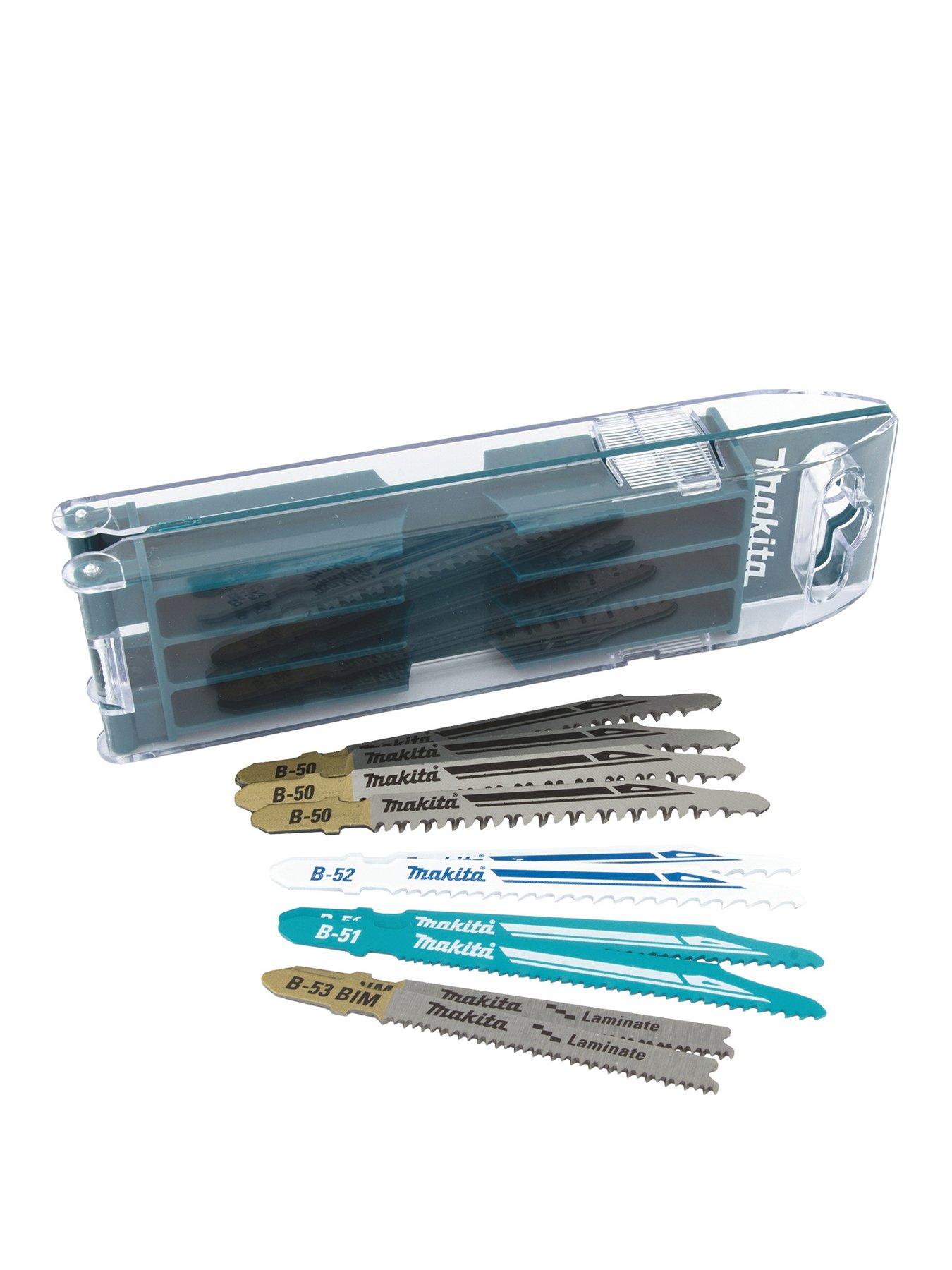 Makita 10 Assorted Piece Jigsaw Blade Set For Wood, Metal  &  Laminates