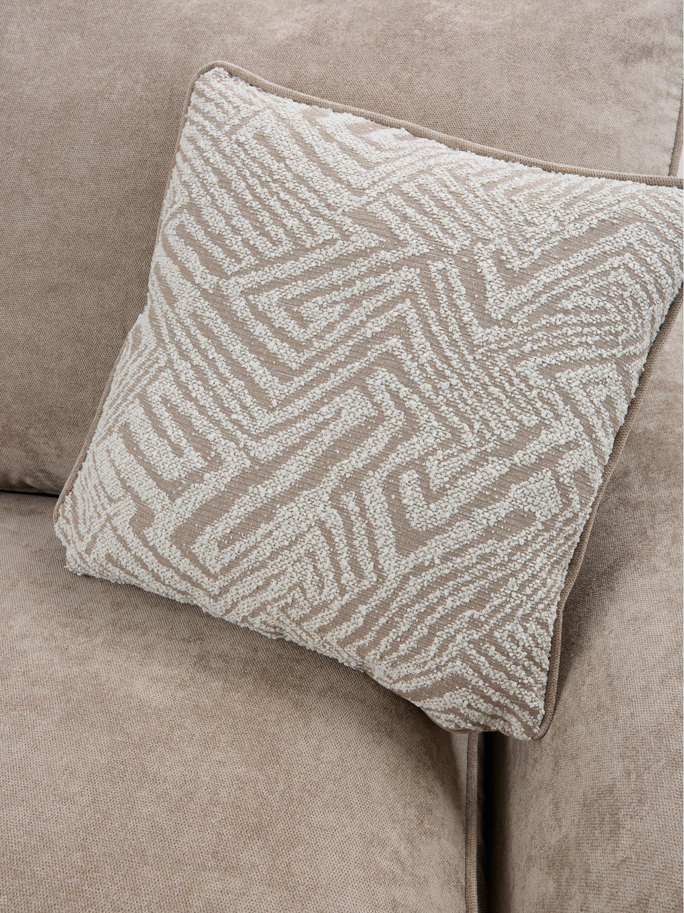 Image 6 of 7 of Very Home Treviso Fabric Corner Group&nbsp;- Made to Order in the UK