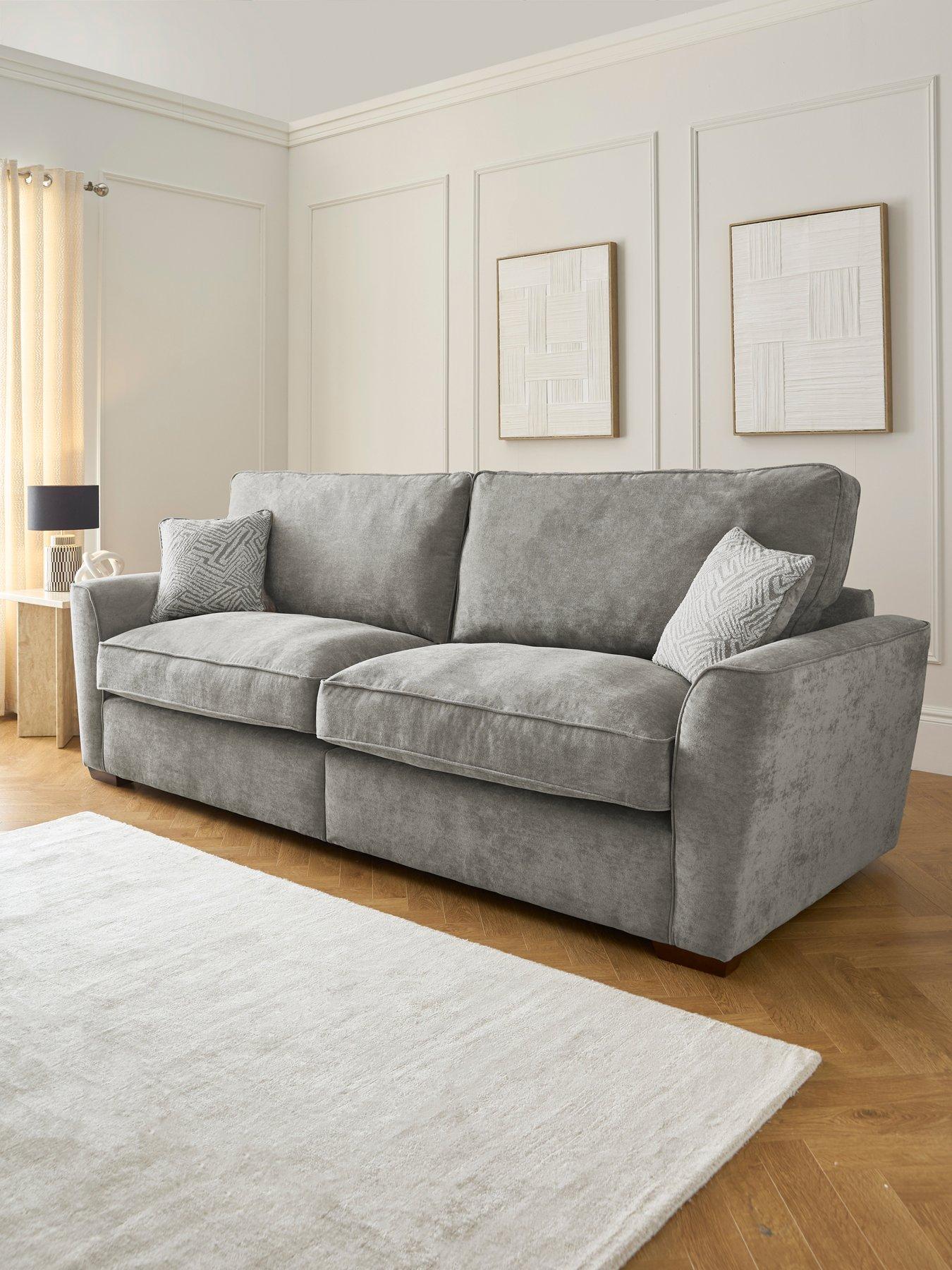 undefined Treviso 4 Seater Fabric Sofa - Made to Order in the UK
