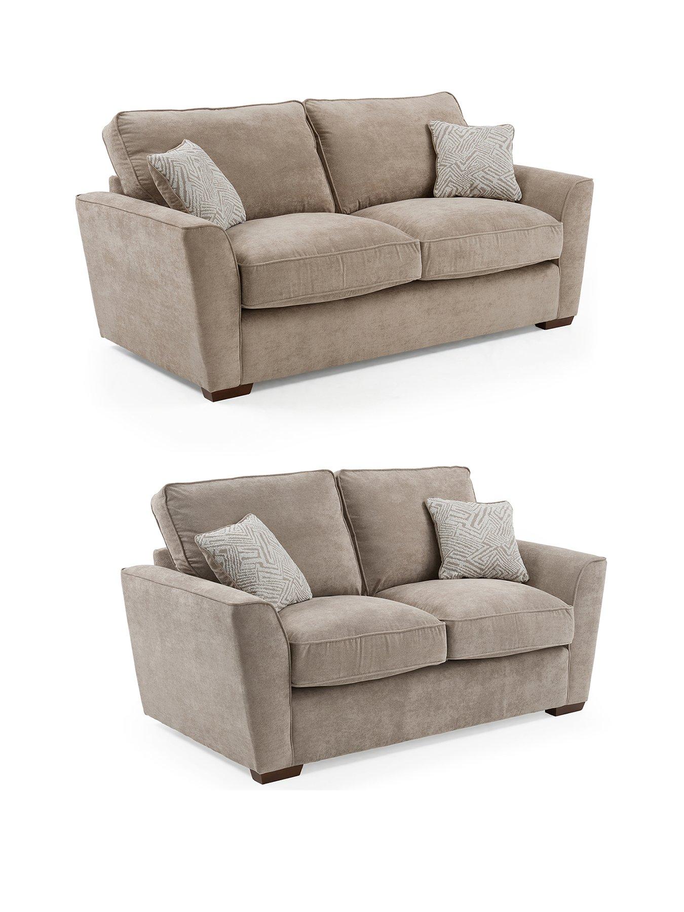 Image 3 of 7 of The Very Collection Treviso 3 + 2 Seater Fabric Sofa Set (Buy &amp; SAVE!)&nbsp;- Made to Order in the UK - FSC&reg; Certified