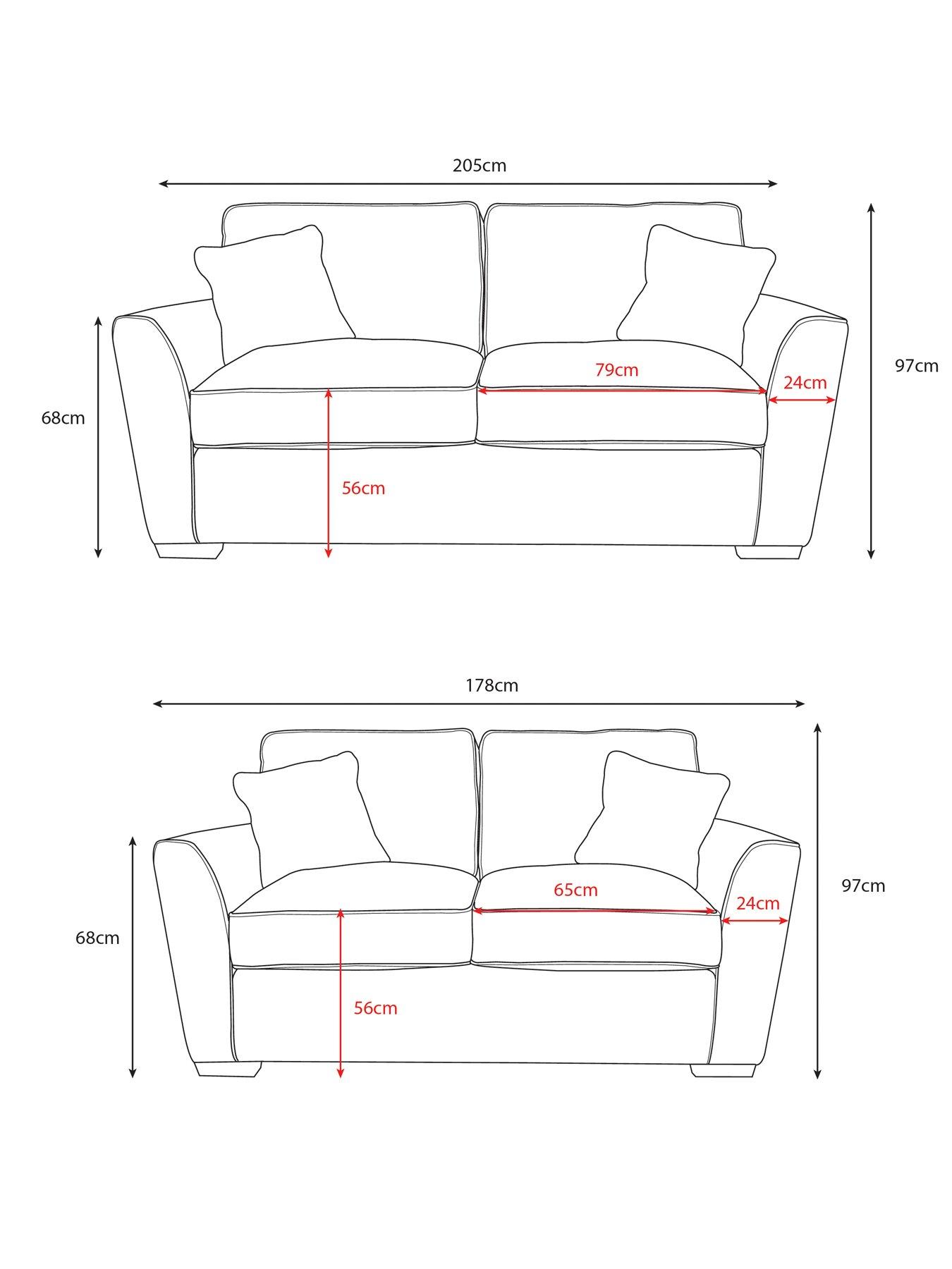 Image 7 of 7 of The Very Collection Treviso 3 + 2 Seater Fabric Sofa Set (Buy &amp; SAVE!)&nbsp;- Made to Order in the UK - FSC&reg; Certified