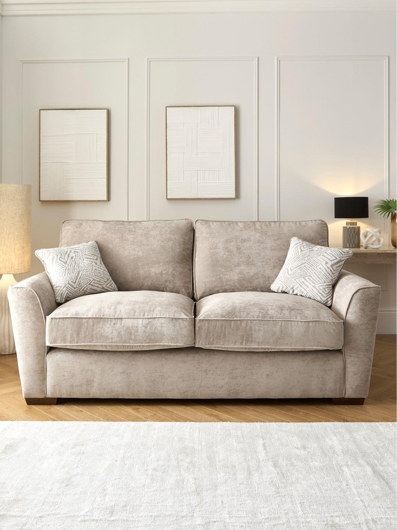 Image 1 of 7 of The Very Collection Treviso 3 Seater Fabric Sofa&nbsp;- Made to Order in the UK - FSC&reg; Certified