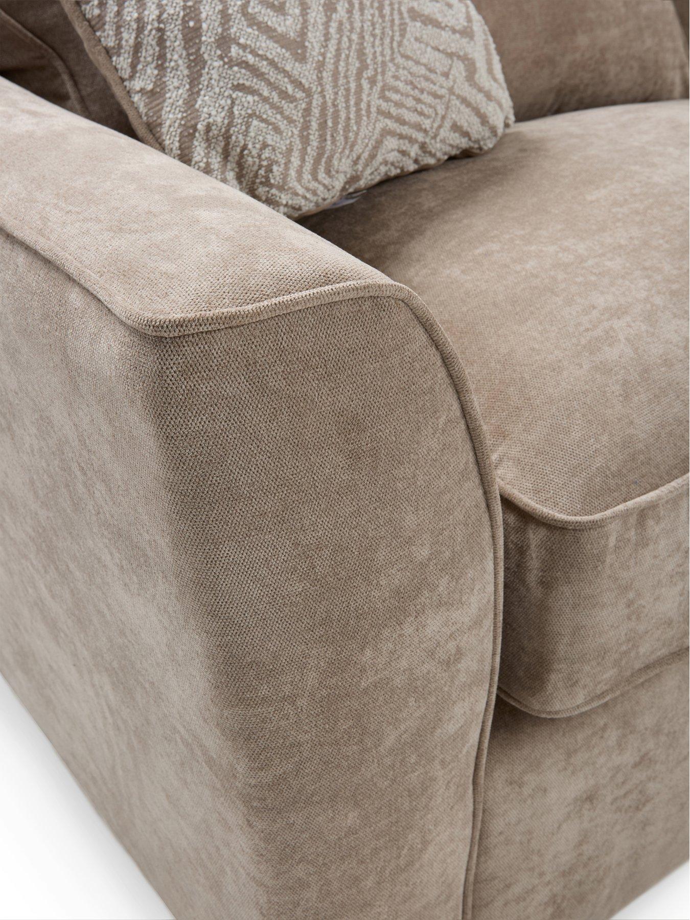 Image 4 of 7 of The Very Collection Treviso 3 Seater Fabric Sofa&nbsp;- Made to Order in the UK - FSC&reg; Certified